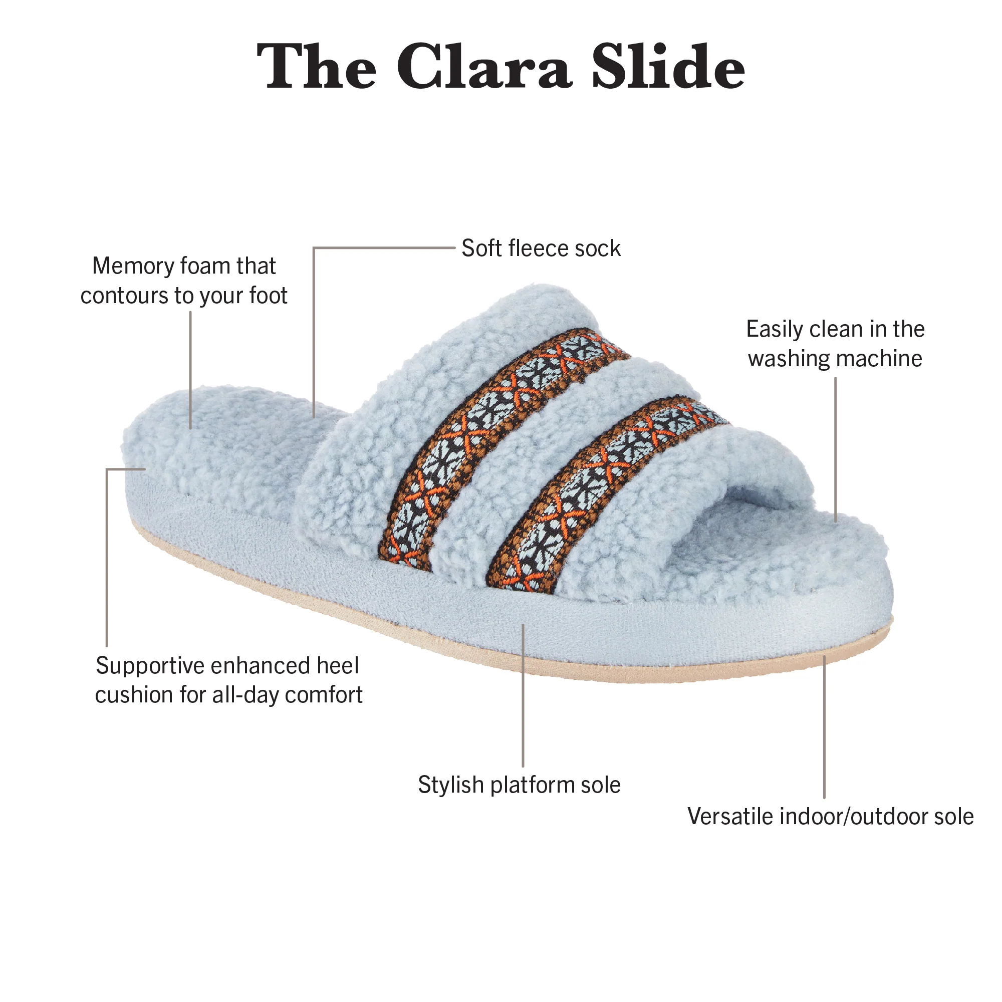 Women's Berber Clara Slide Slippers - Image 10