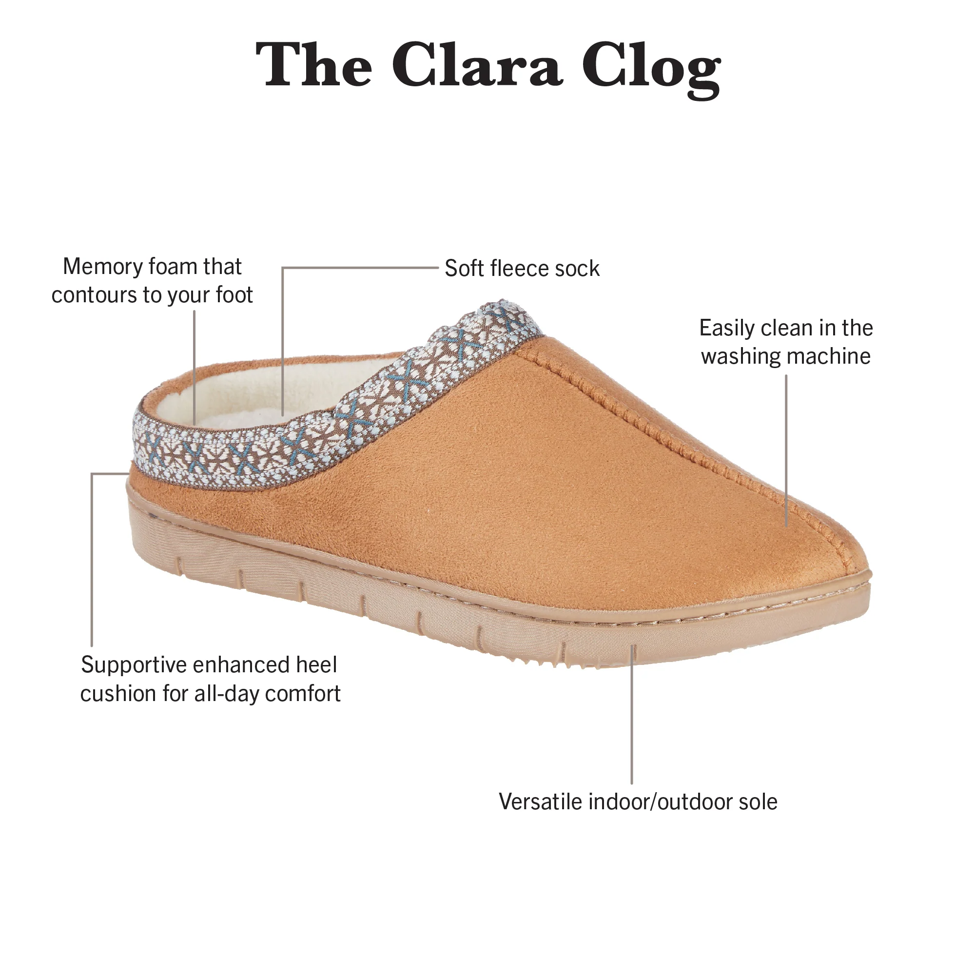 Women's Microsuede Clara Clog Slippers - Image 24