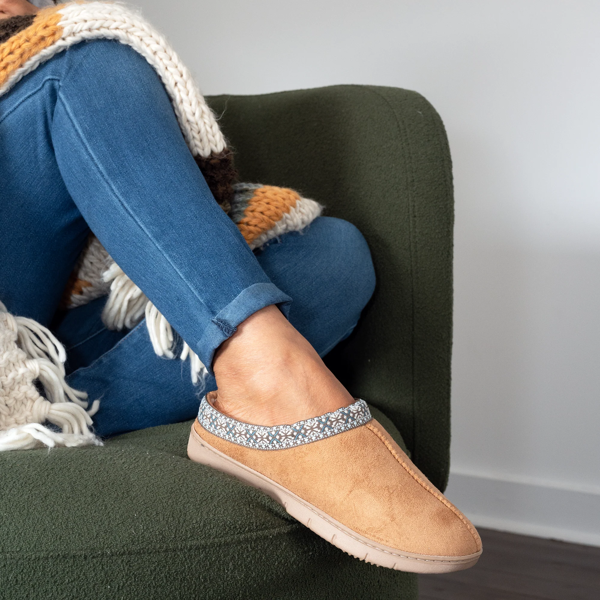 Women's Microsuede Clara Clog Slippers - Image 4