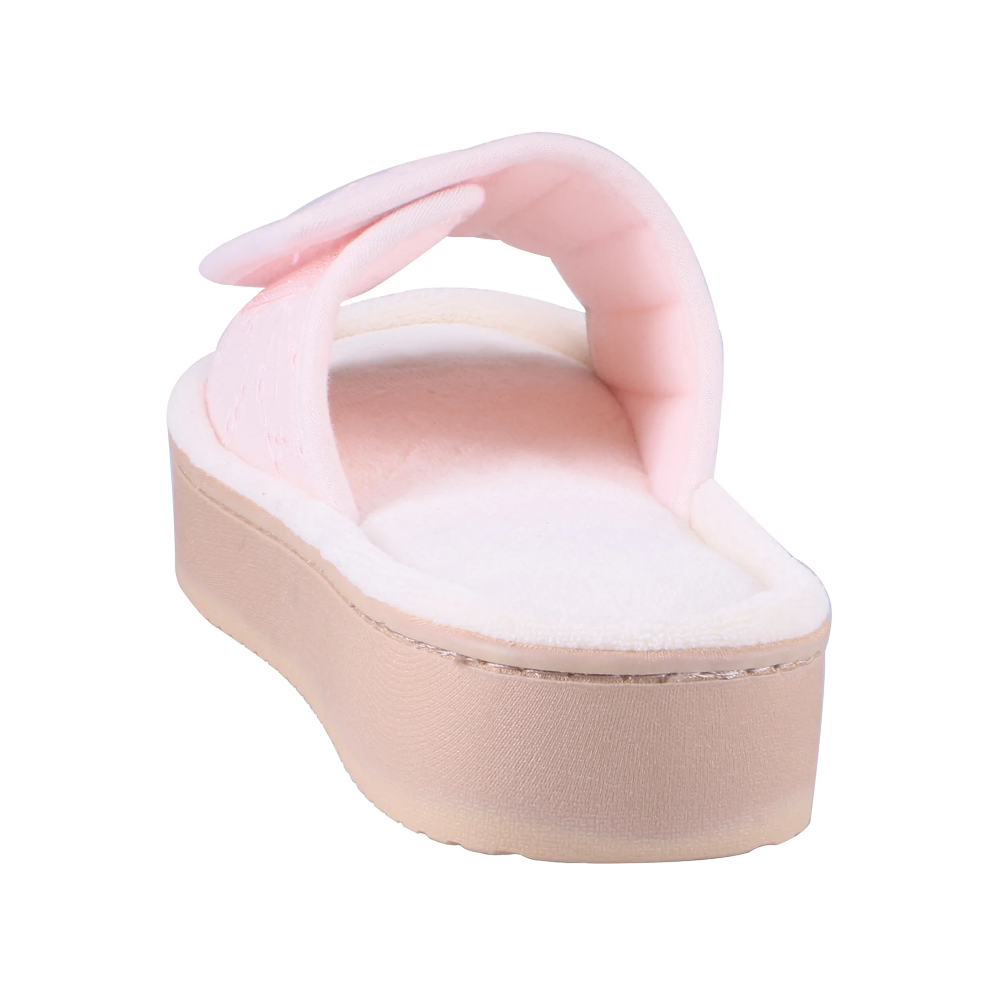 Women's Crochet Lace Adjustable Open-Toe Slide Platform Slipper - Image 3