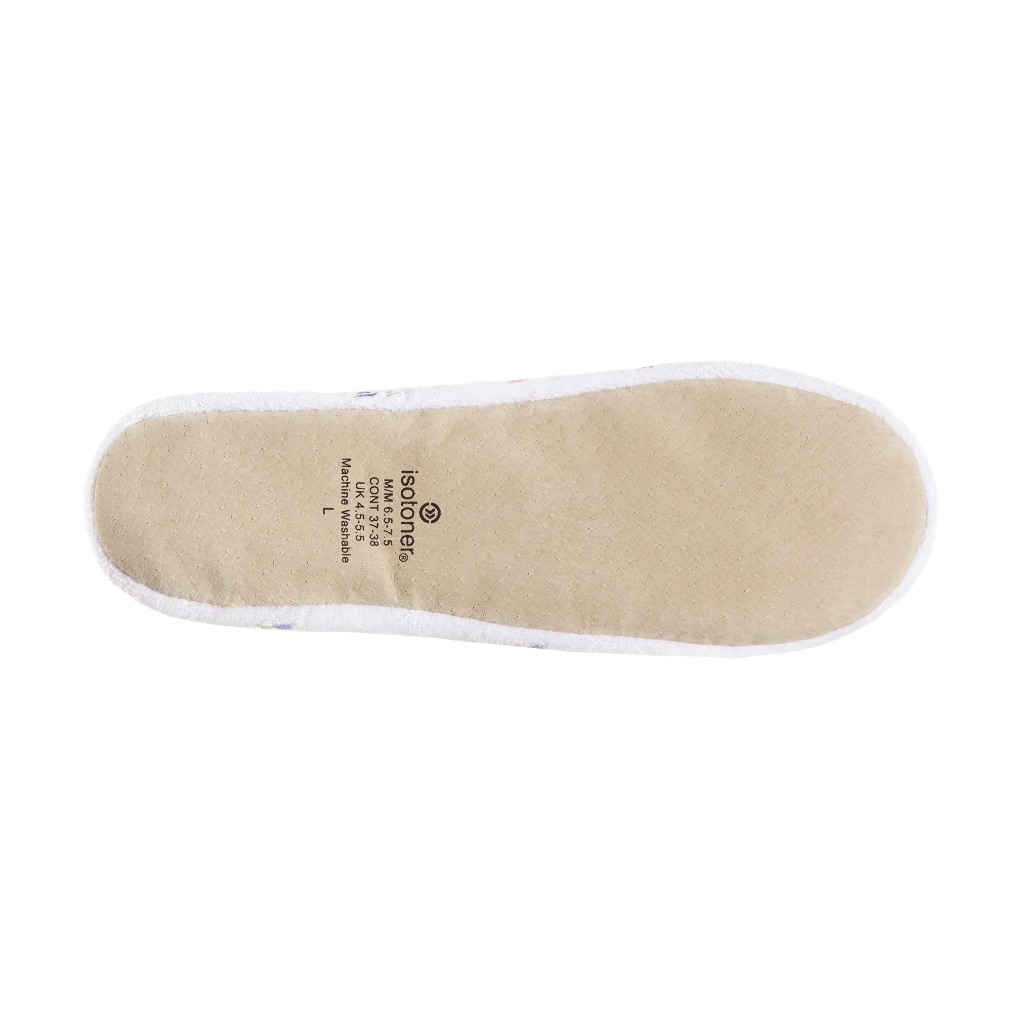 Women's Embroidered Terry Ballerina Slippers - Image 18
