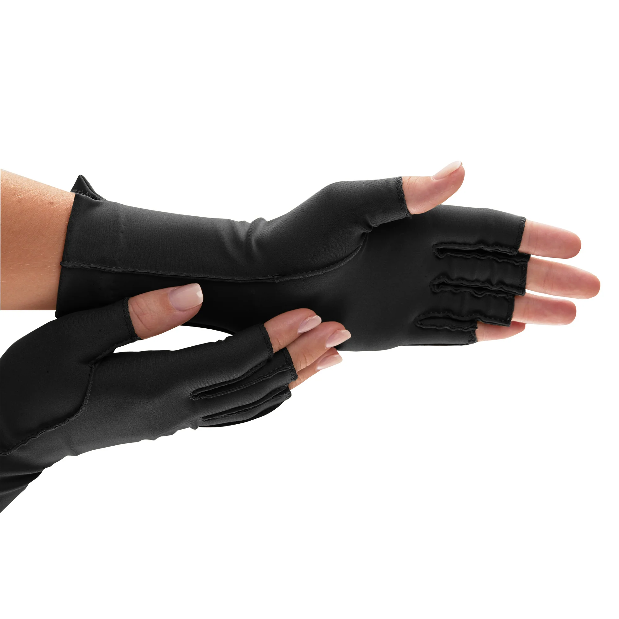 Fingerless Therapeutic Compression Gloves - Image 3