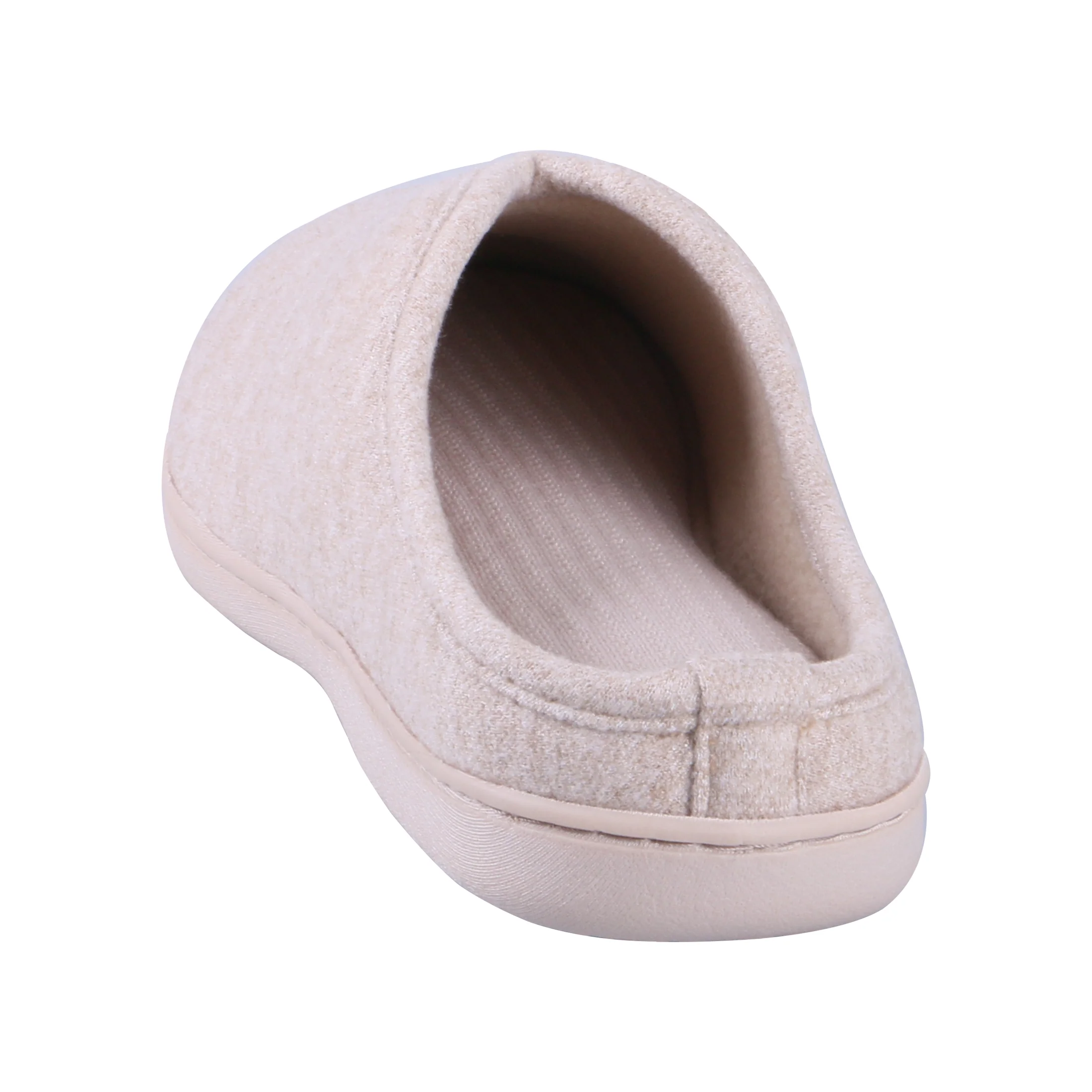 Women's Heathered Jersey Clog Slipper - Image 3