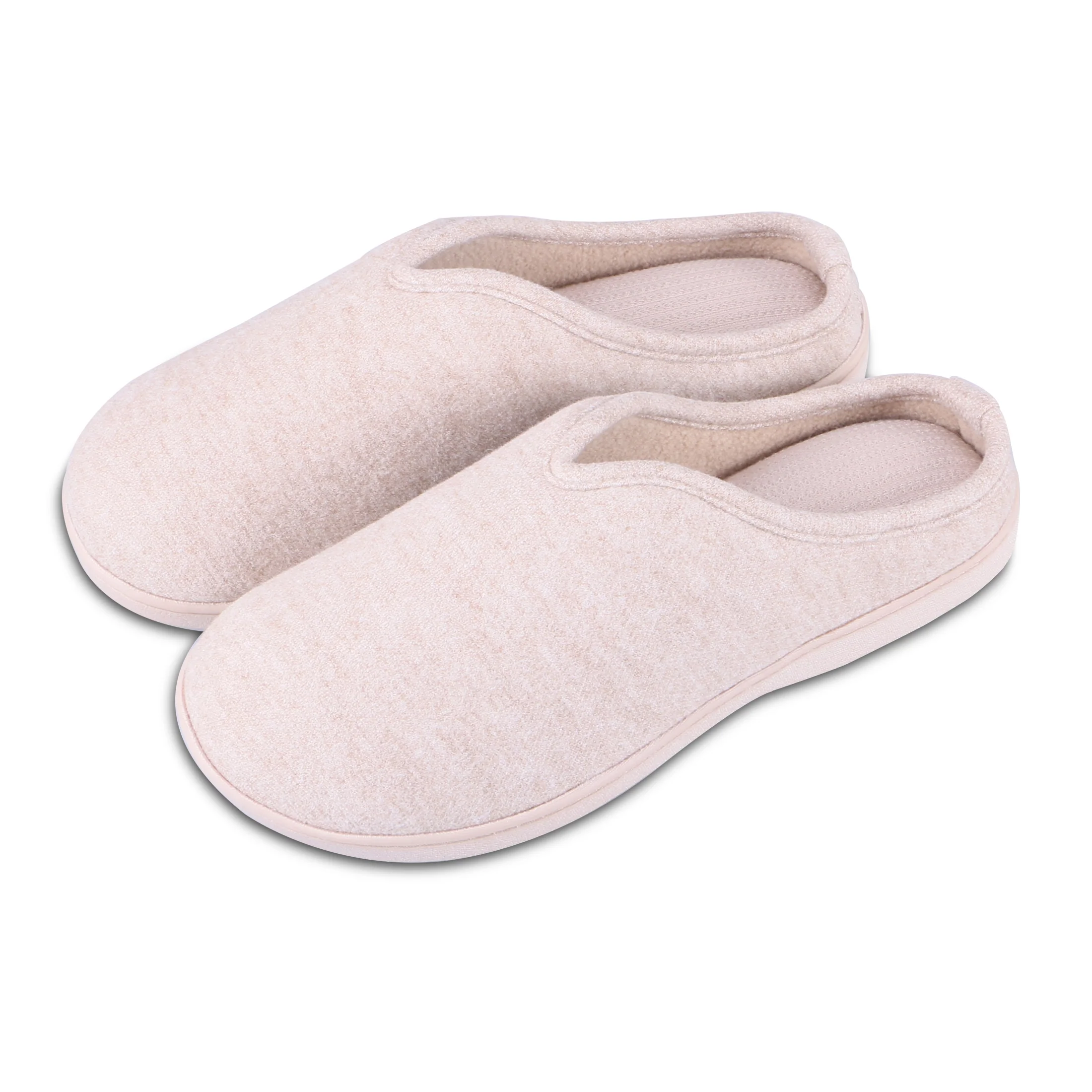 Women's Heathered Jersey Clog Slipper - Image 4