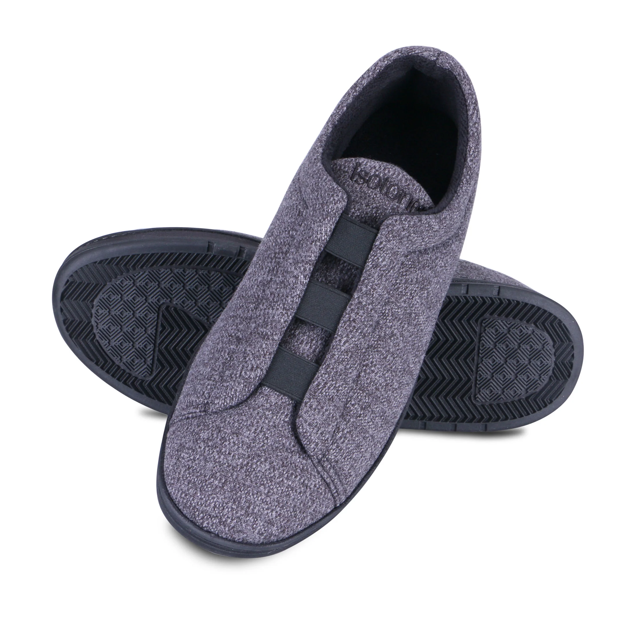 Men's Heathered Knit Brady Sneaker-Style Slipper - Image 17