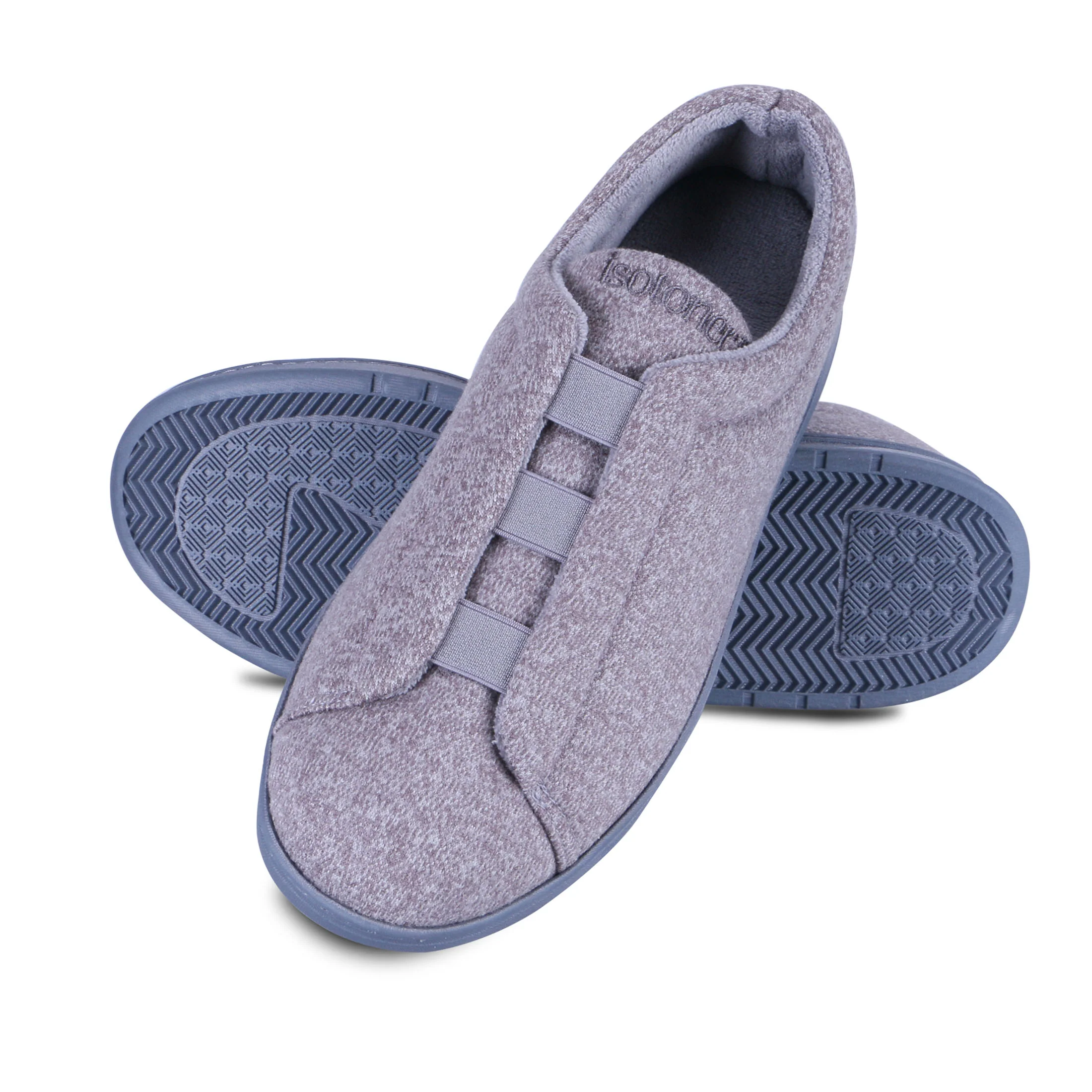 Men's Heathered Knit Brady Sneaker-Style Slipper - Image 7