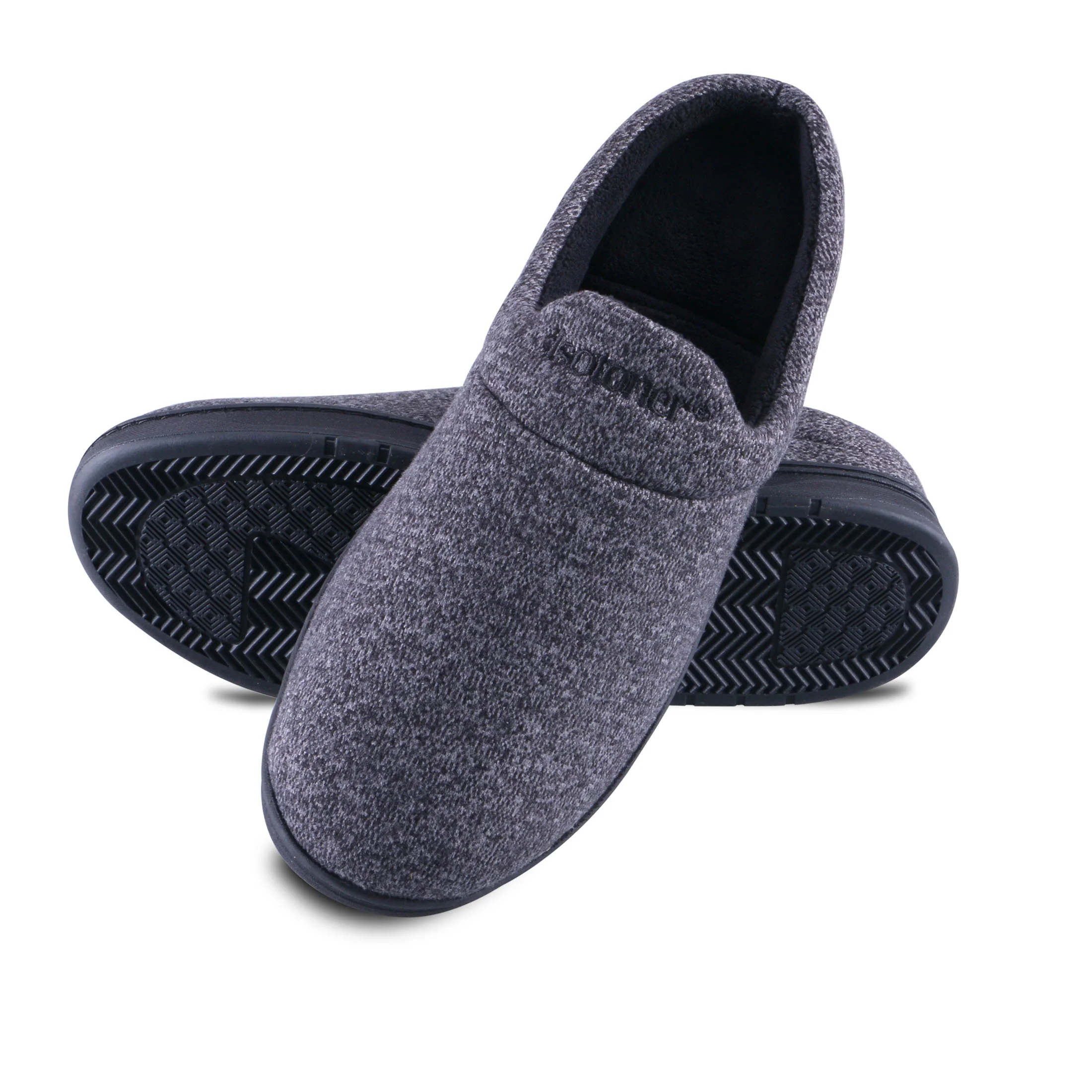 Men's Heathered Knit Brady Clog Slipper - Image 16