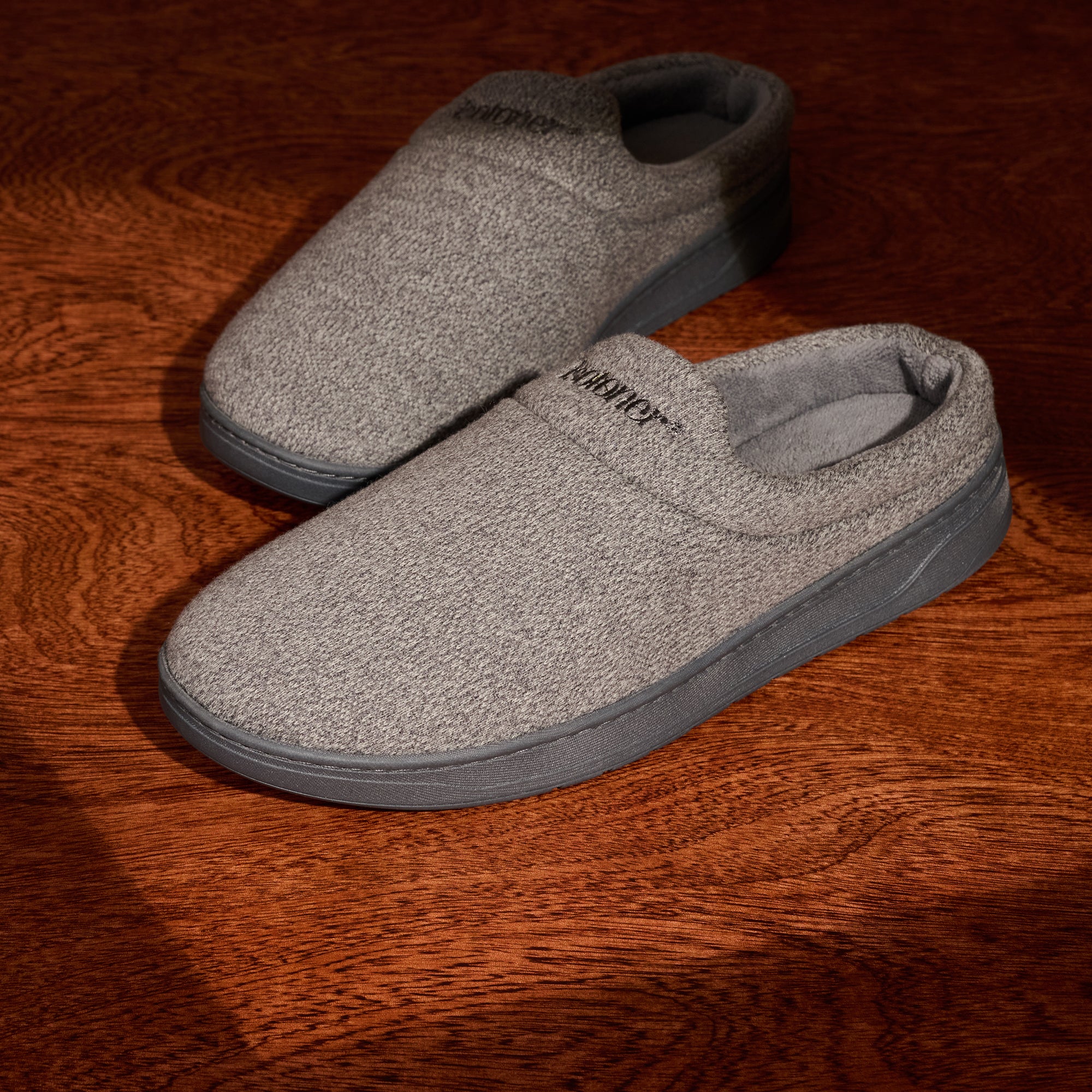 Men's Heathered Knit Brady Clog Slipper - Image 5