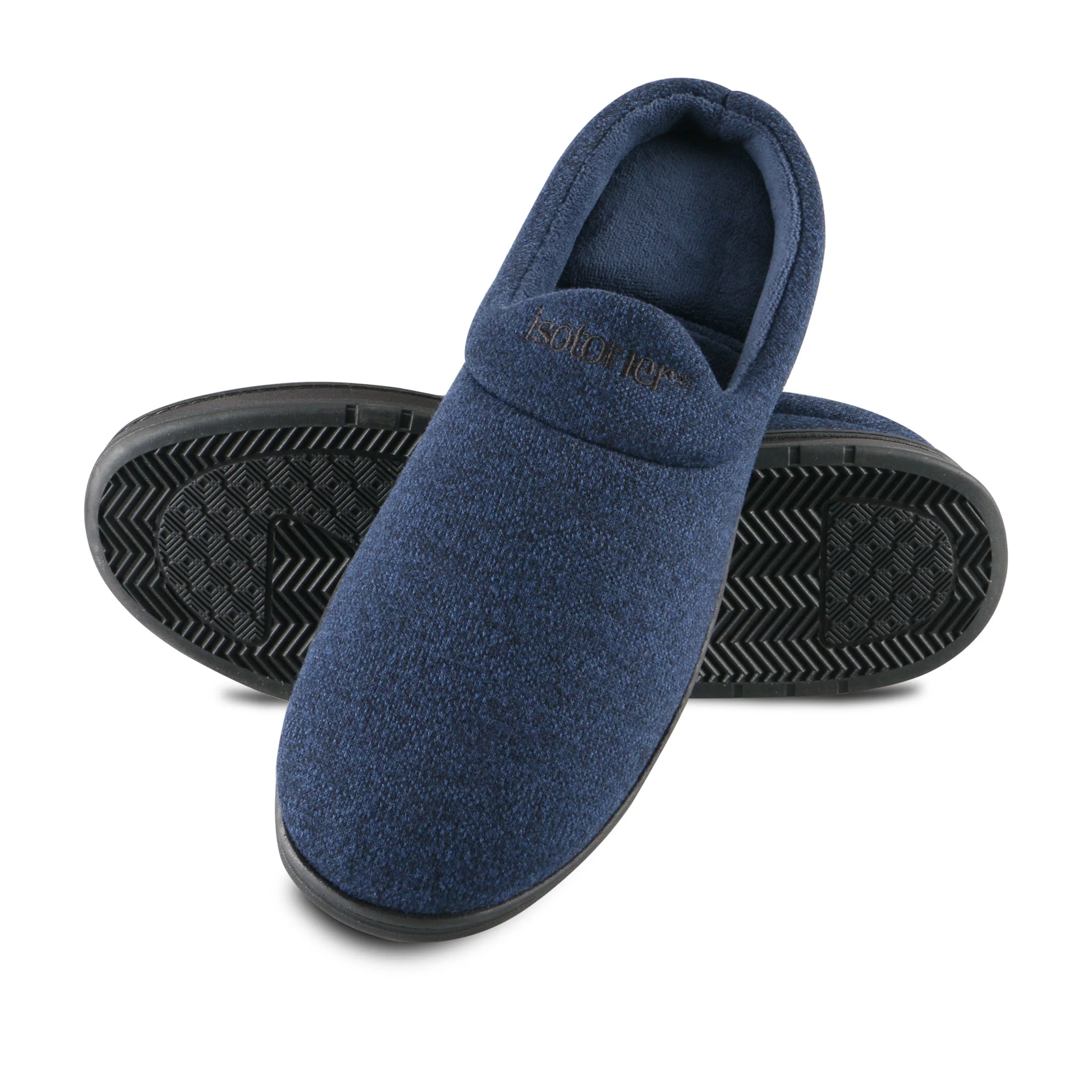 Men's Heathered Knit Brady Clog Slipper - Image 7