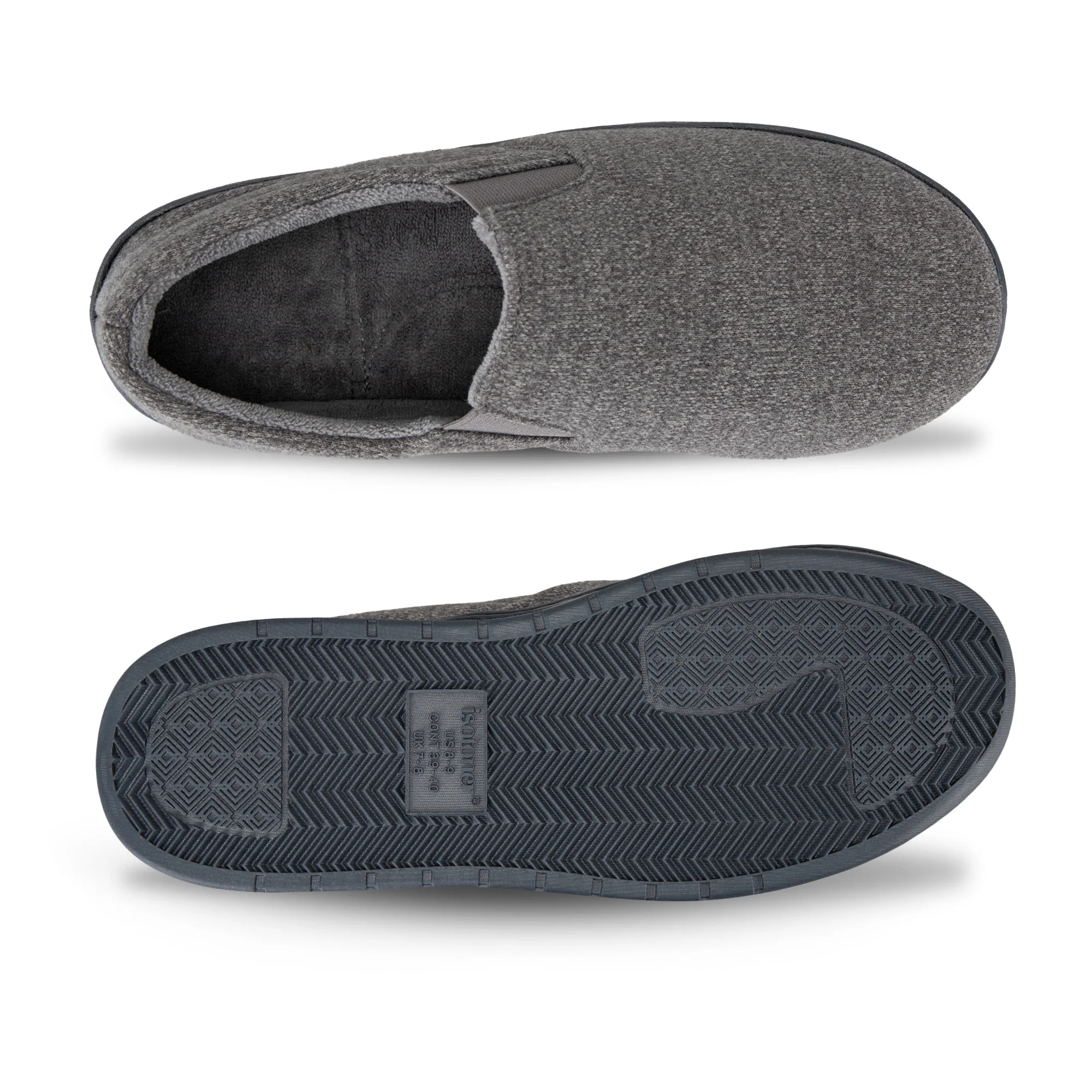 Mens Brady Knit Closed Back Slippers - Image 3