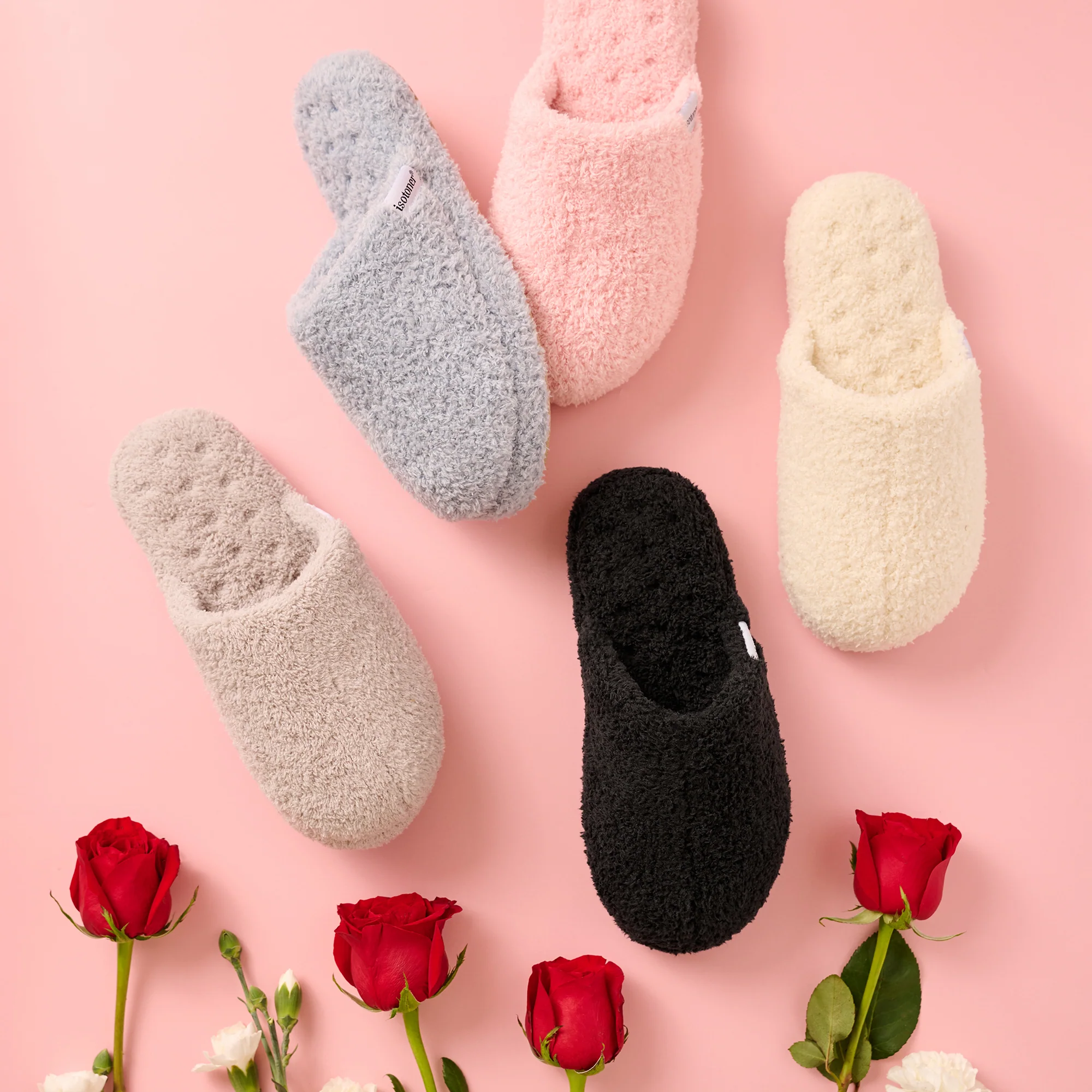 Women's Cozy Plush Joey Scuff Slippers - Image 45