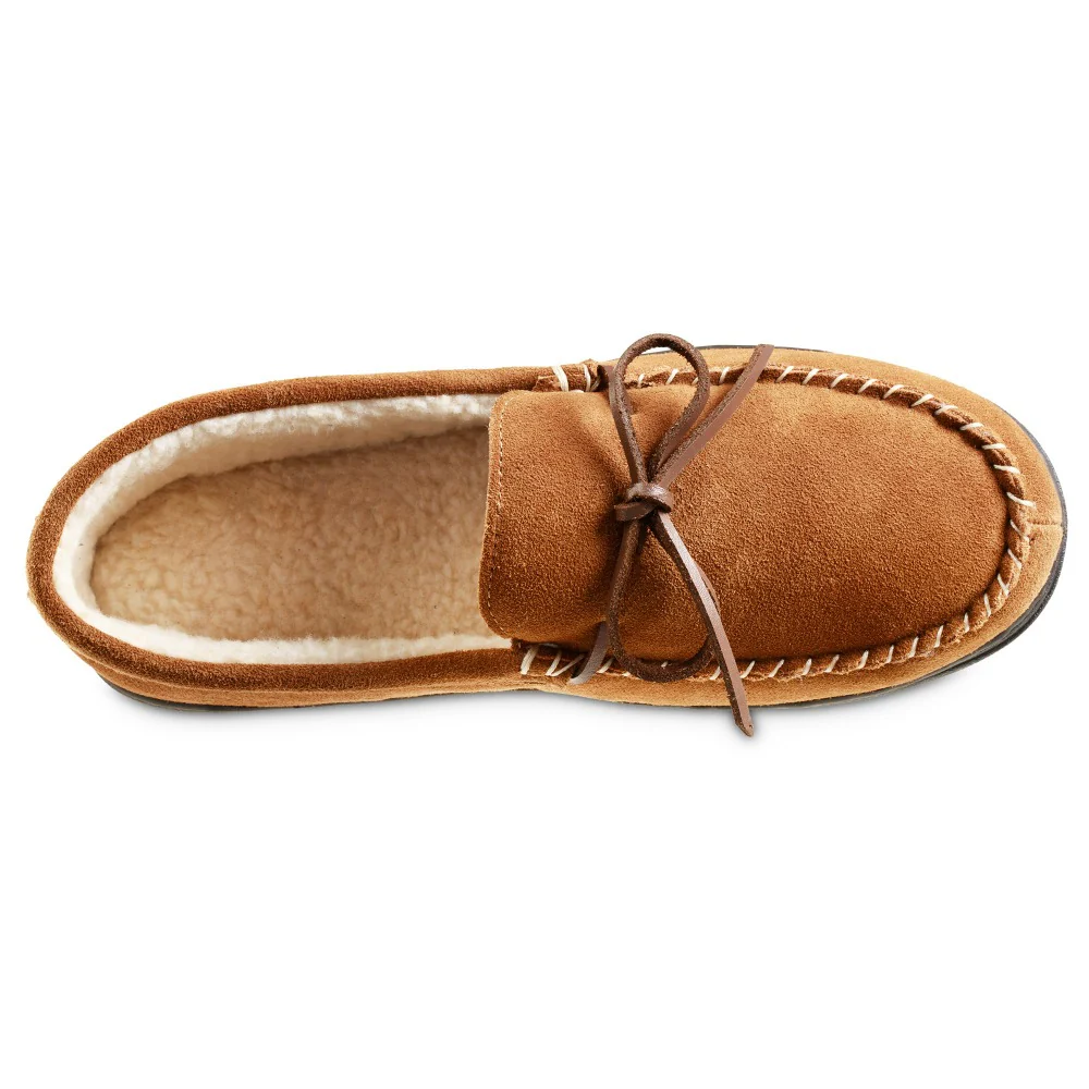Men's Genuine Suede Moccasin Slipper - Image 4