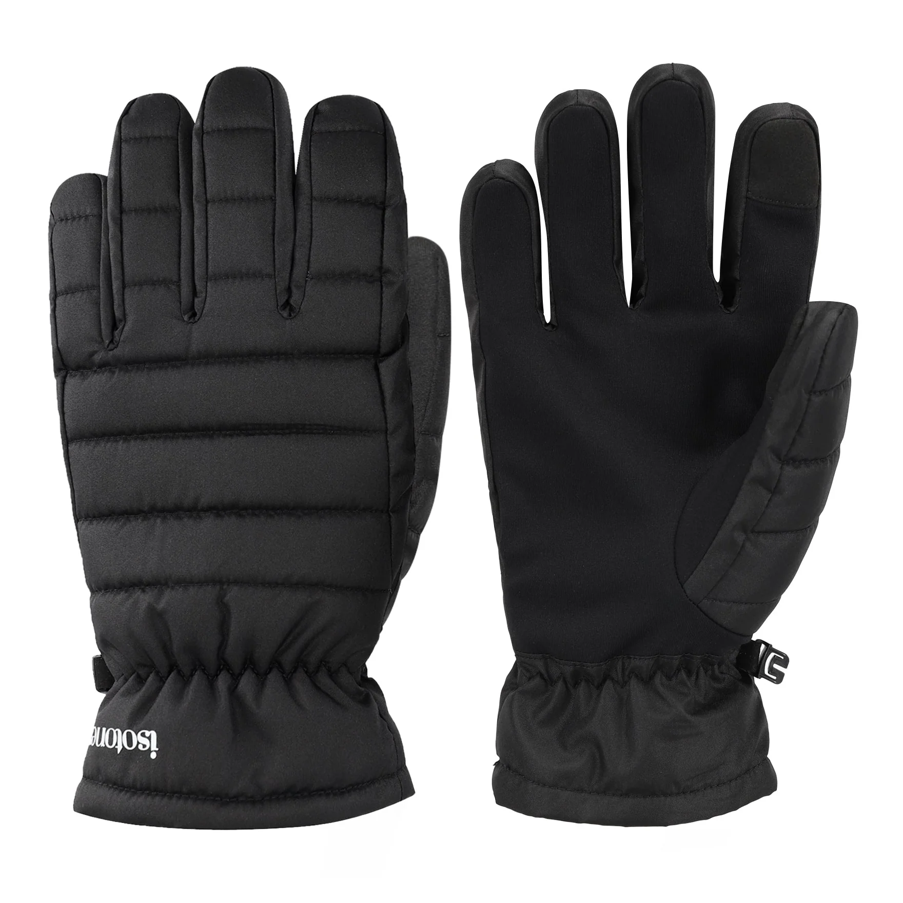 Men's Quilted Pongee with Gathered Wrist Glove - Image 17