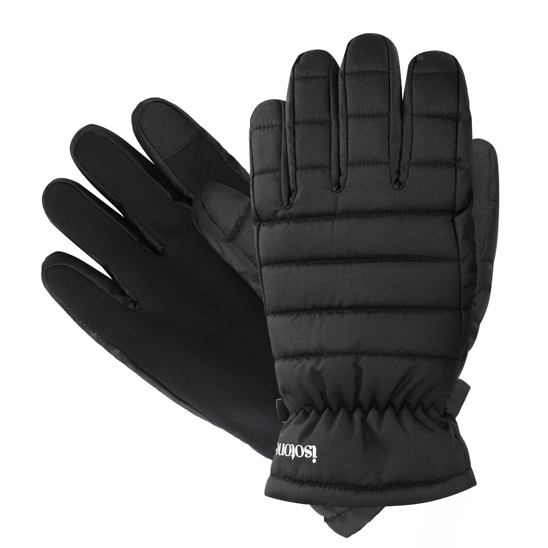 Men's Quilted Pongee with Gathered Wrist Glove - Image 20