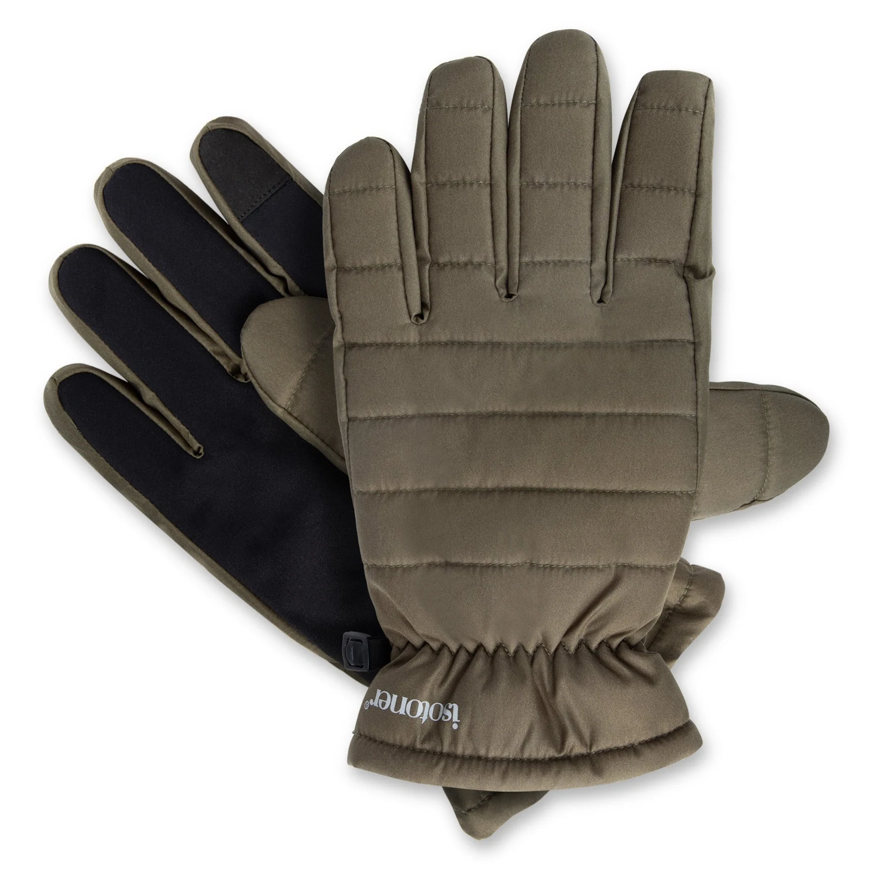 Men's Quilted Pongee with Gathered Wrist Glove - Image 4