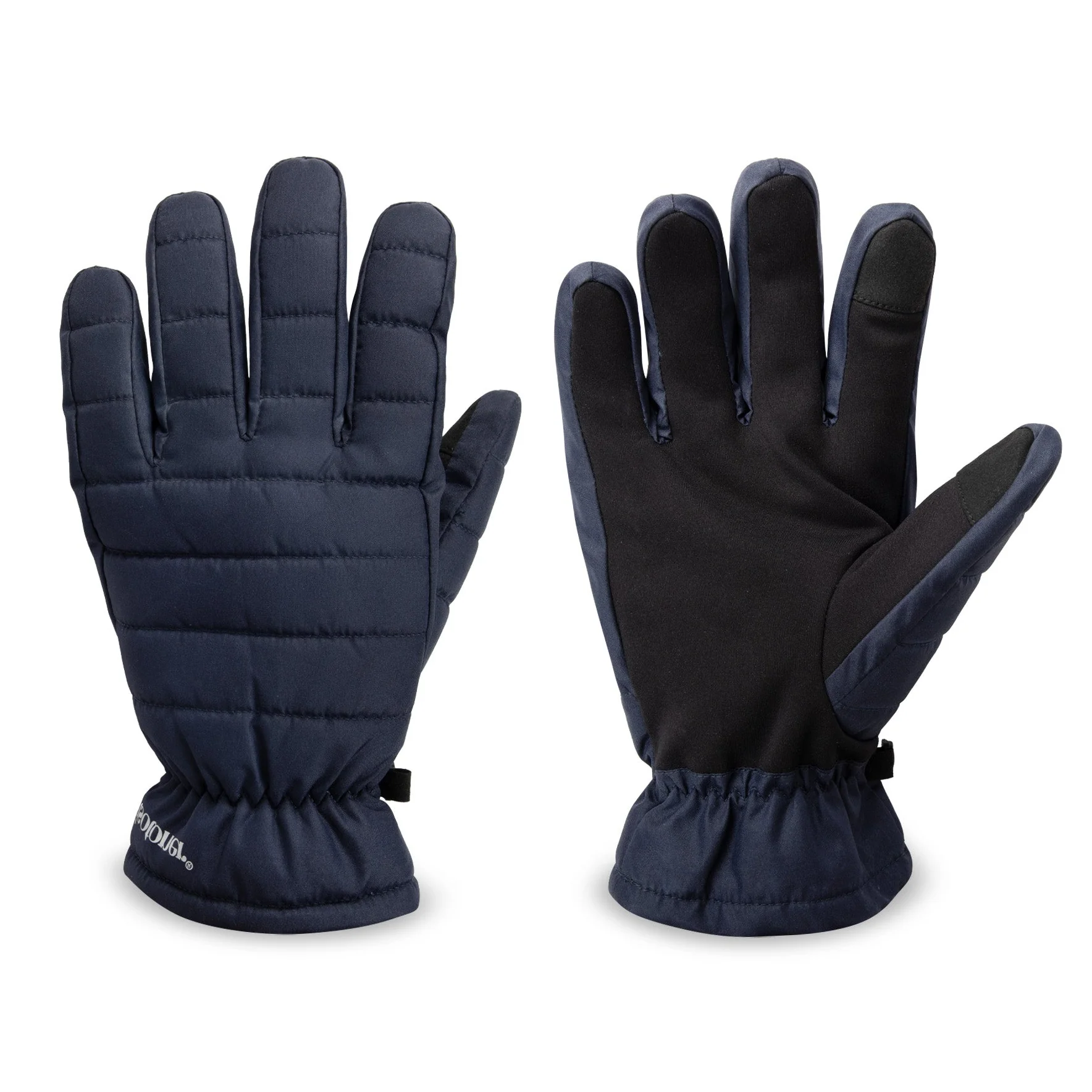 Men's Quilted Pongee with Gathered Wrist Glove - Image 9