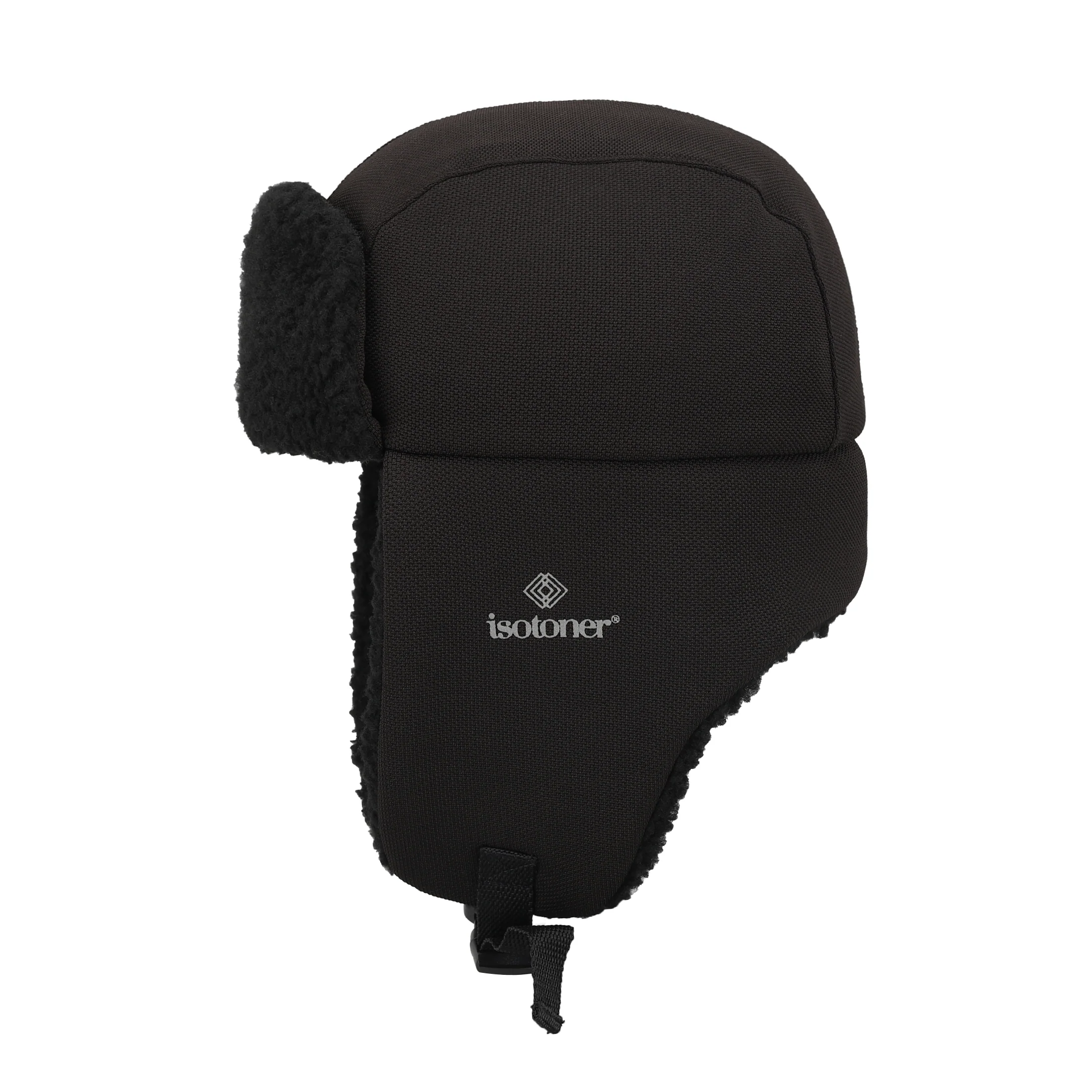 Men's Textured Sport Knit Trapper Hat - Image 5