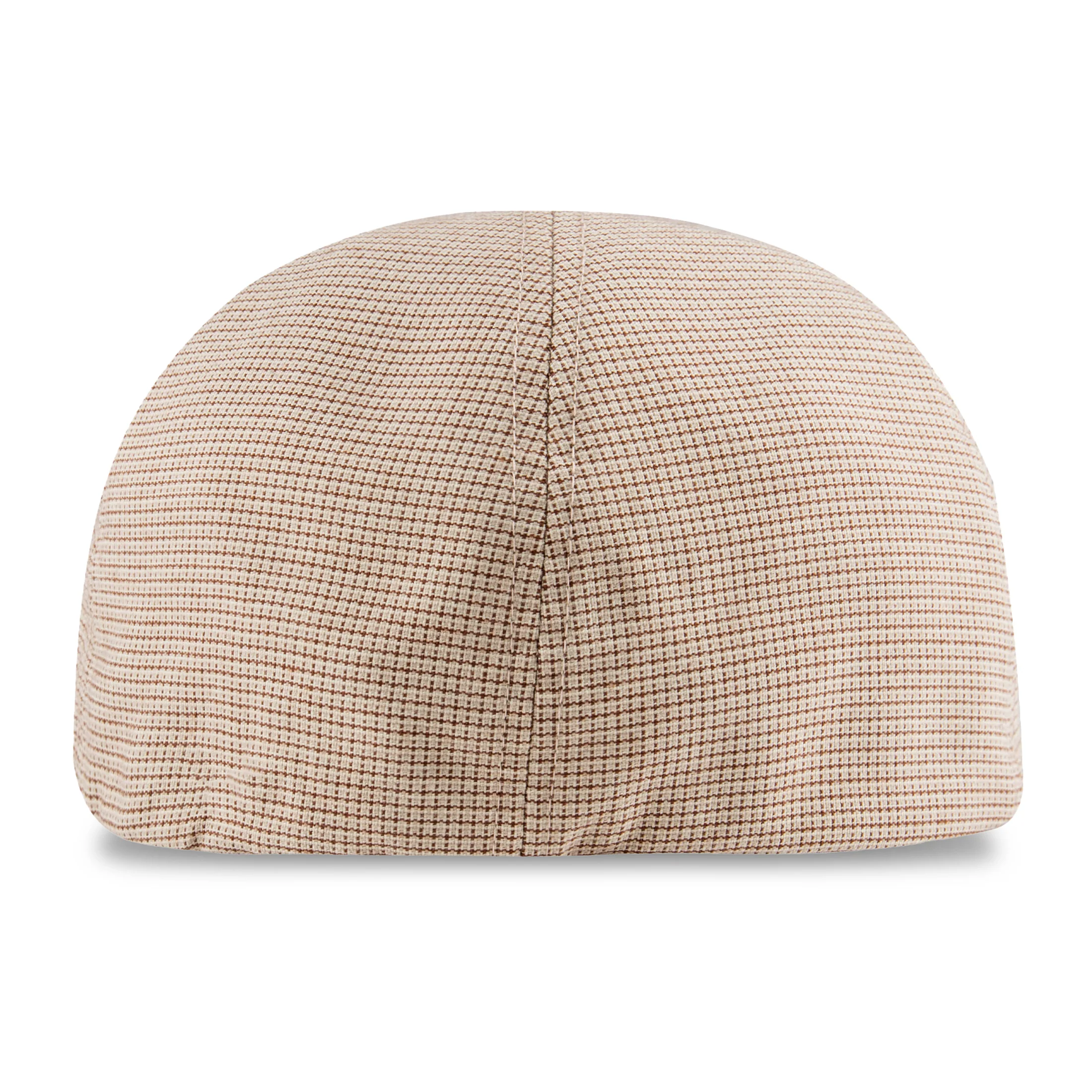 Men's Microcheck Curved-top Ivy Hat - Image 5