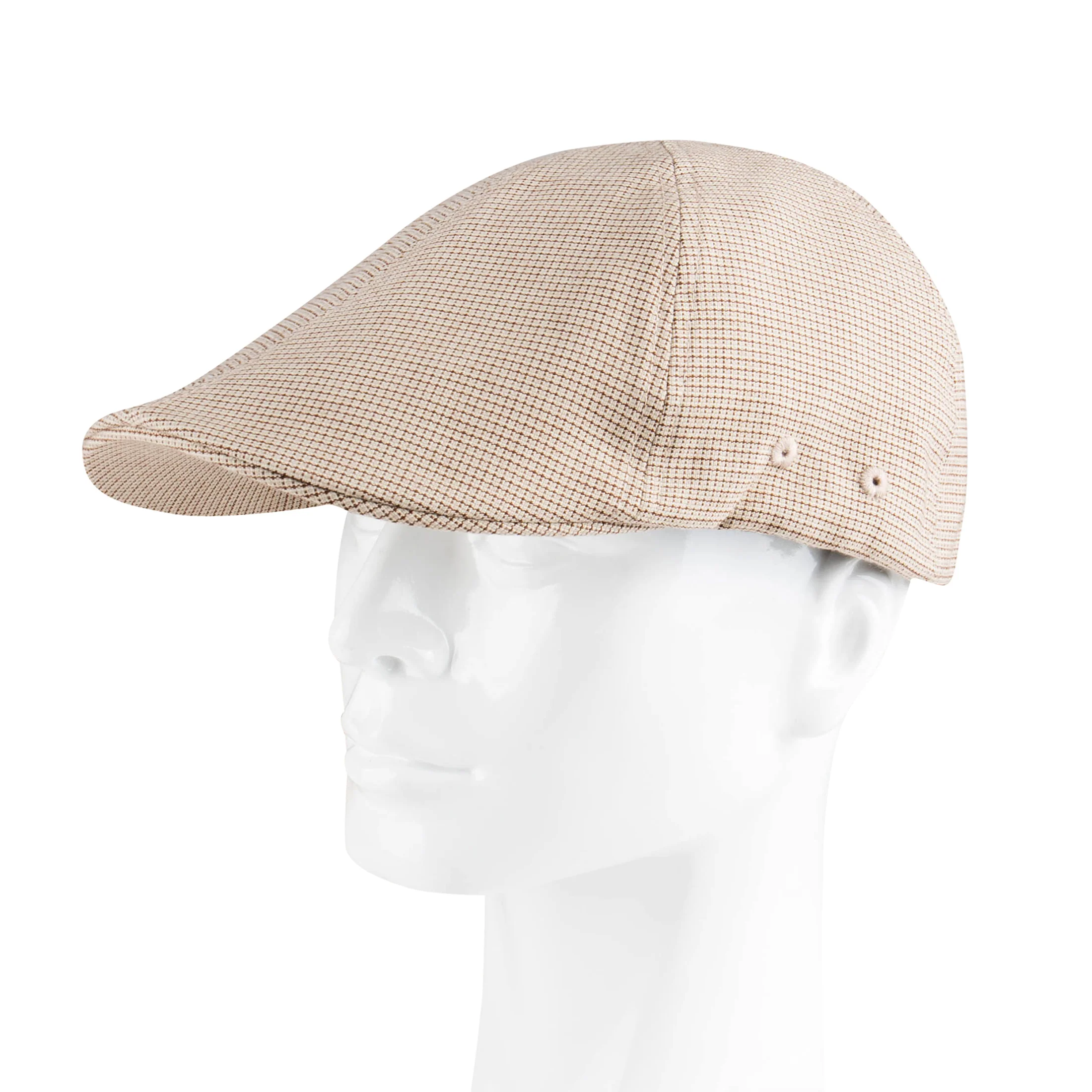 Men's Microcheck Curved-top Ivy Hat - Image 7