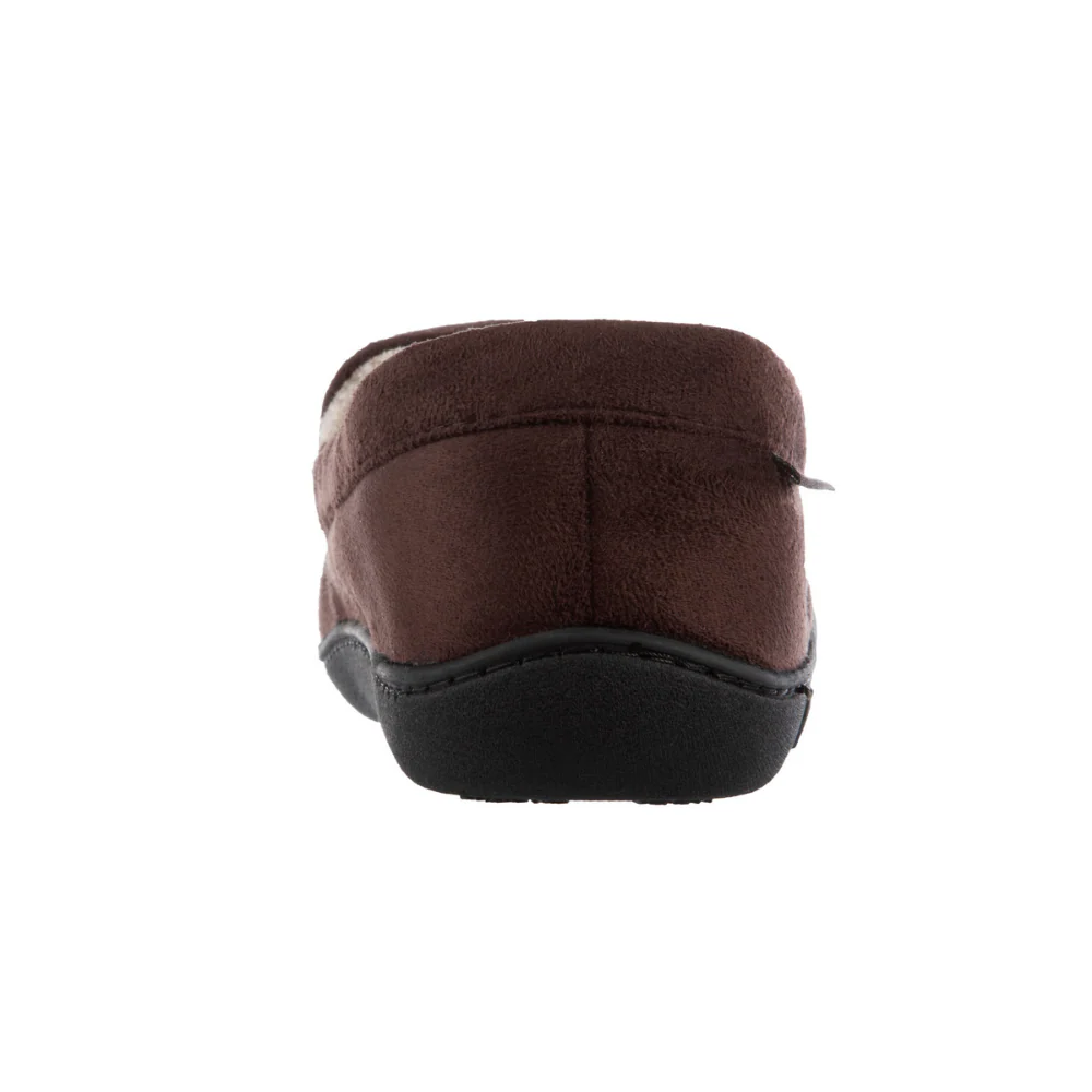 Men's Microsuede Whipstitch Moccasin Slipper - Image 10