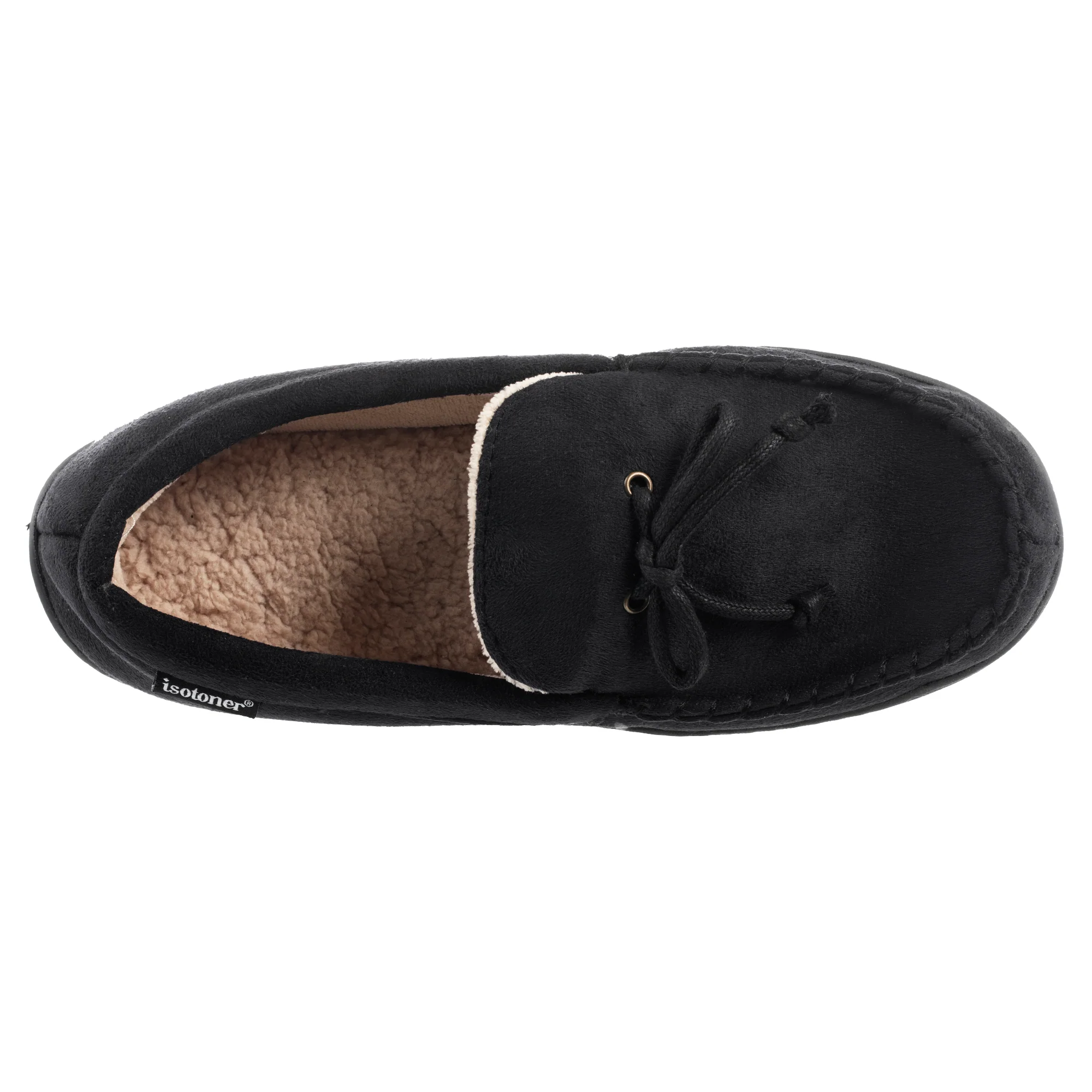 Men's Microsuede Whipstitch Moccasin Slipper - Image 13