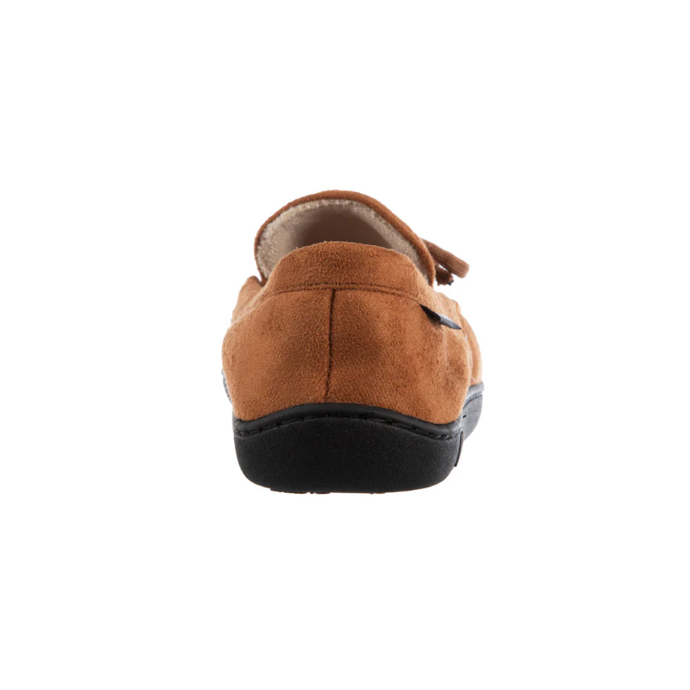 Men's Microsuede Whipstitch Moccasin Slipper - Image 5