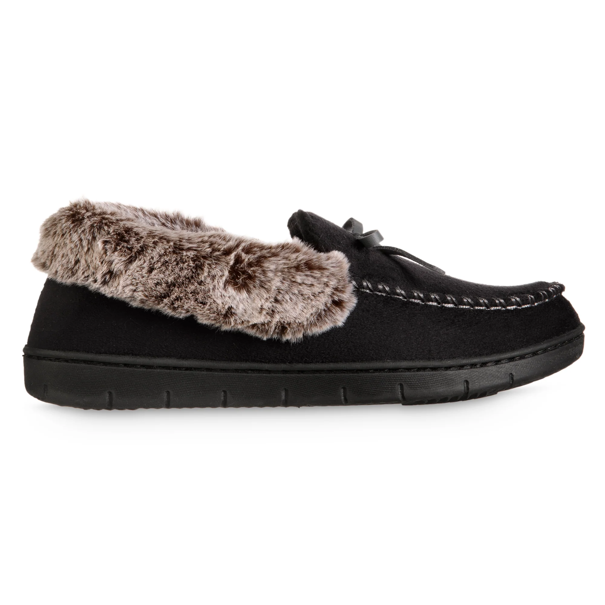 Women's Rae Moccasin Slipper with Faux Fur - Image 11