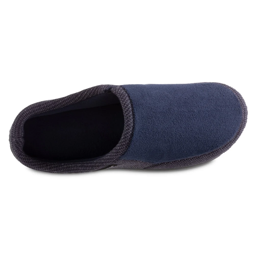 Men's Microterry and Waffle Texture Travis Clog Slipper - Image 15