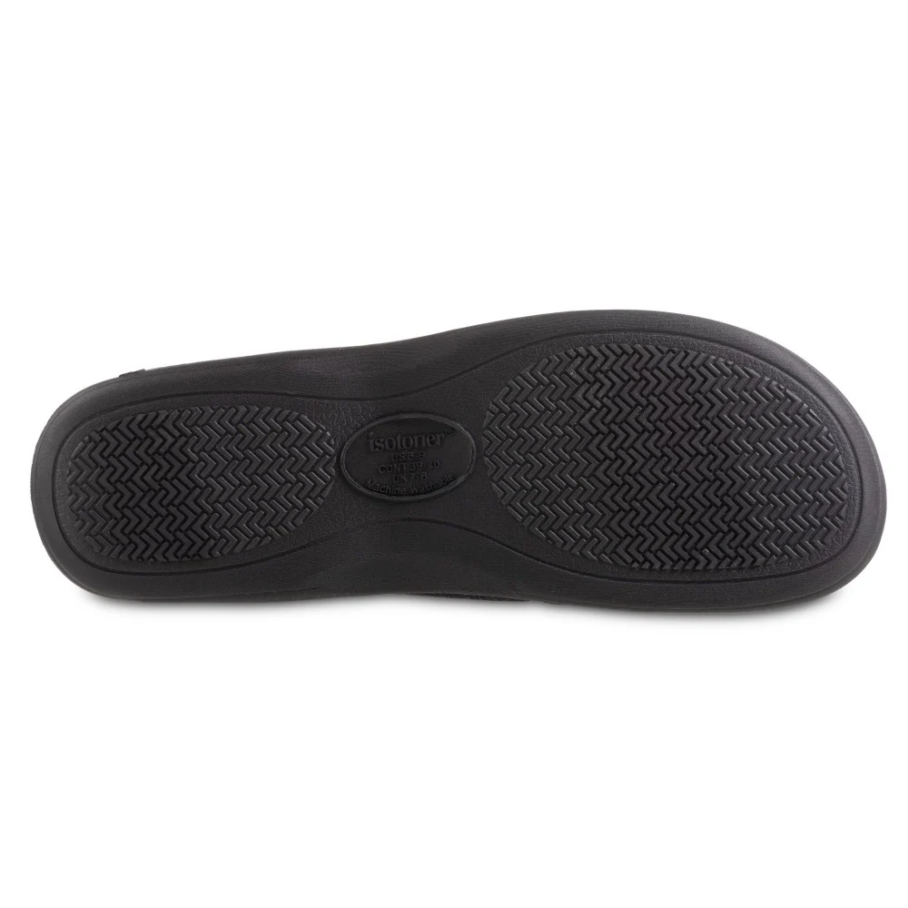 Men's Microterry and Waffle Texture Travis Clog Slipper - Image 9