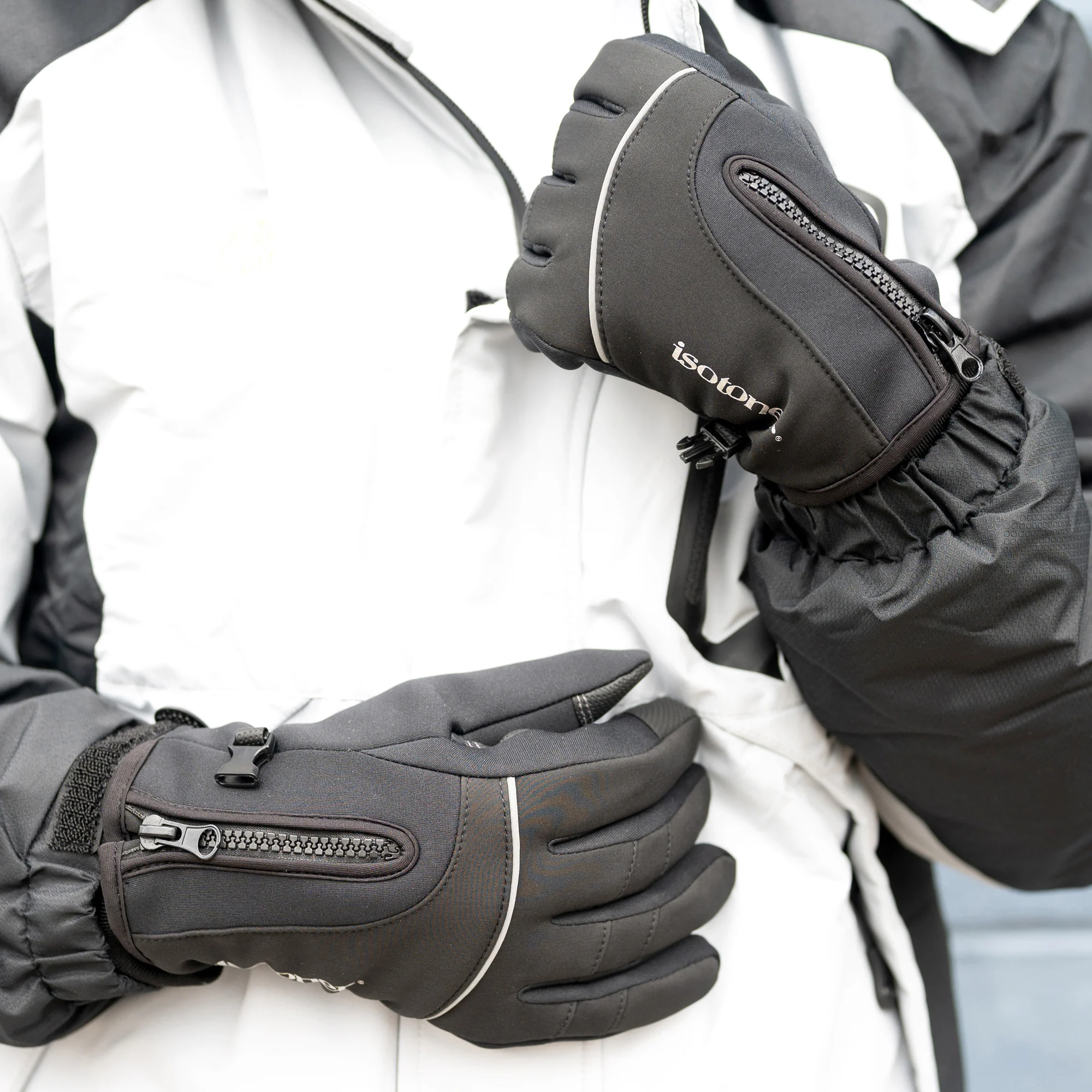 Men's Neoprene Glove with Zip Closure - Image 5