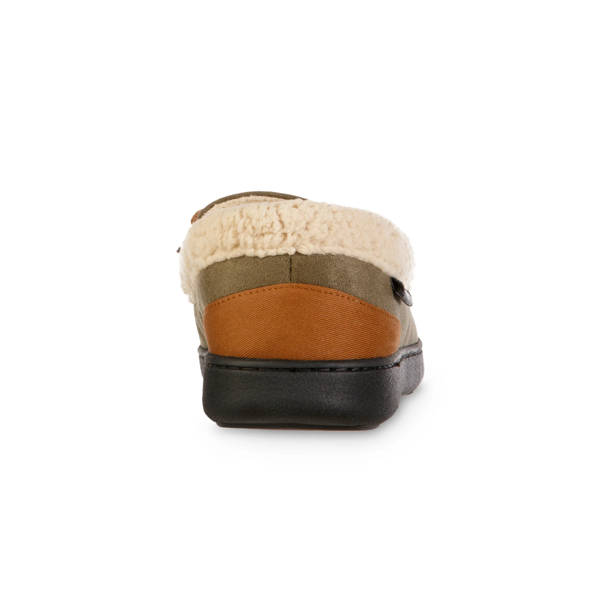 Men's Vincent Microsuede Moccasin Slipper with Sherpa Spill - Image 15