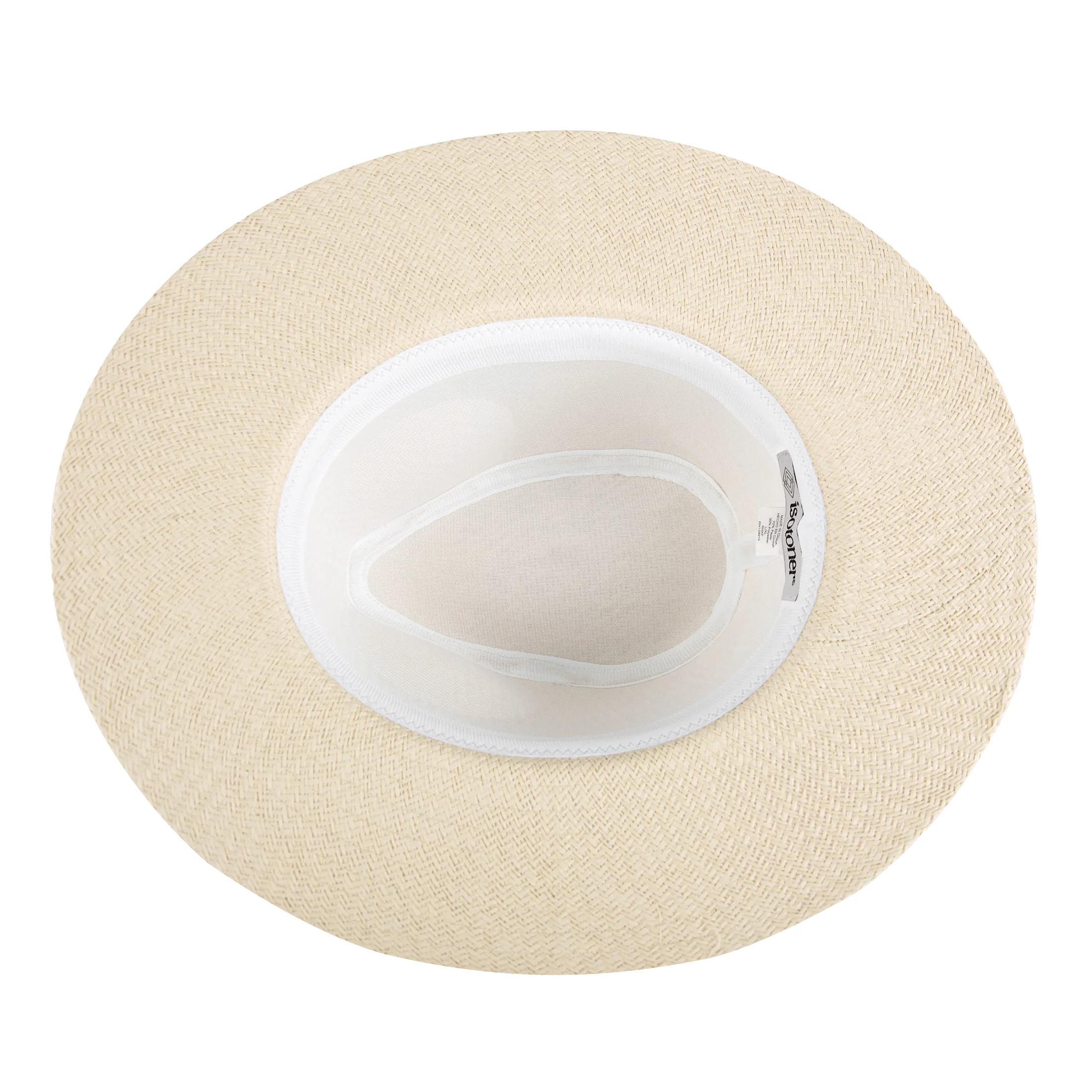 Men's Panama Hat with Chambray Band - Image 4