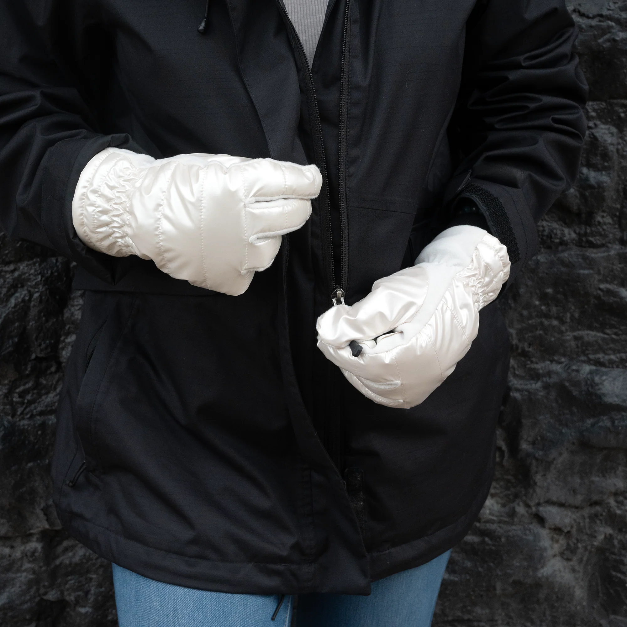 Women's Pongee and Fleece Insulated Glove - Image 35