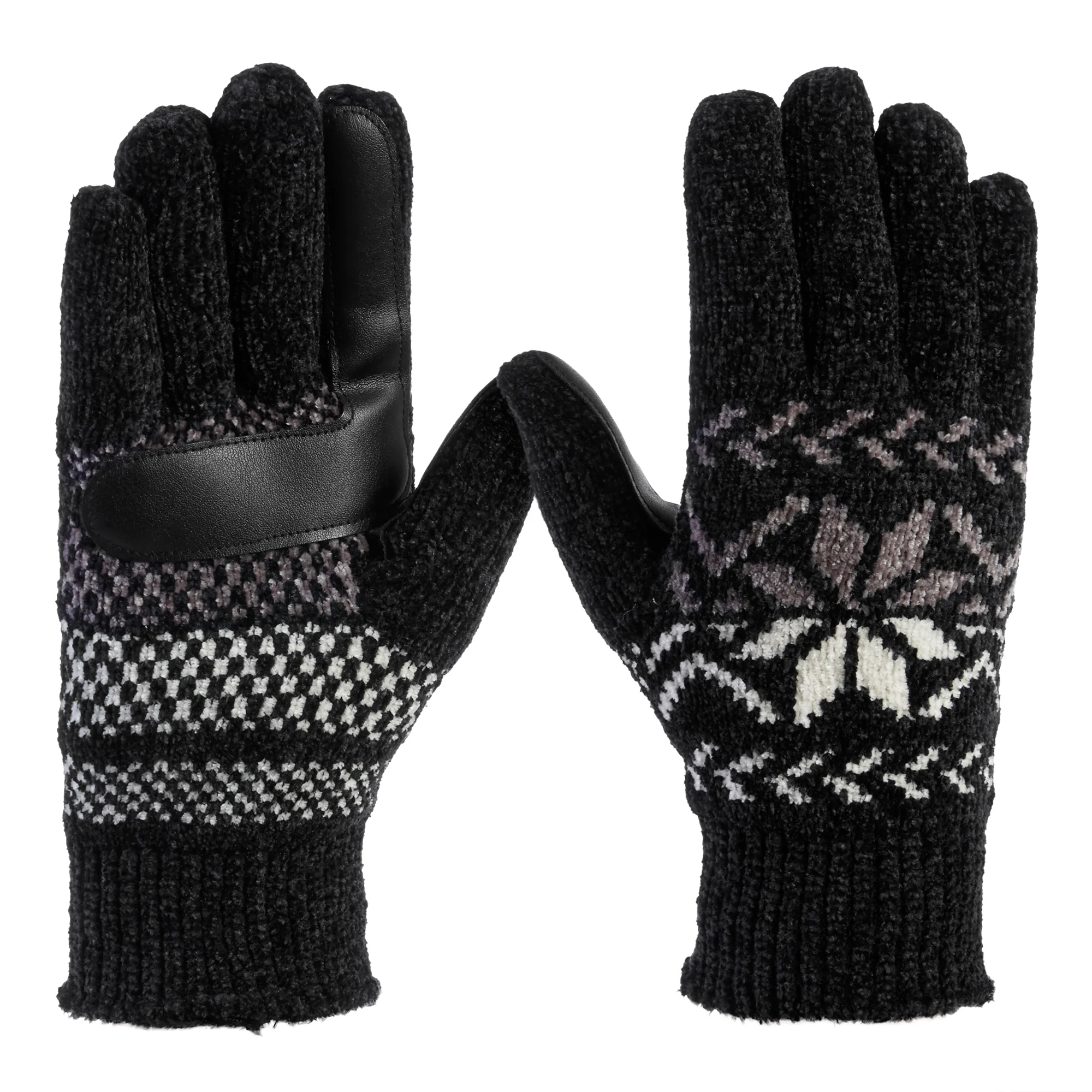 Women’s Chenille Snowflake Gloves - Image 7