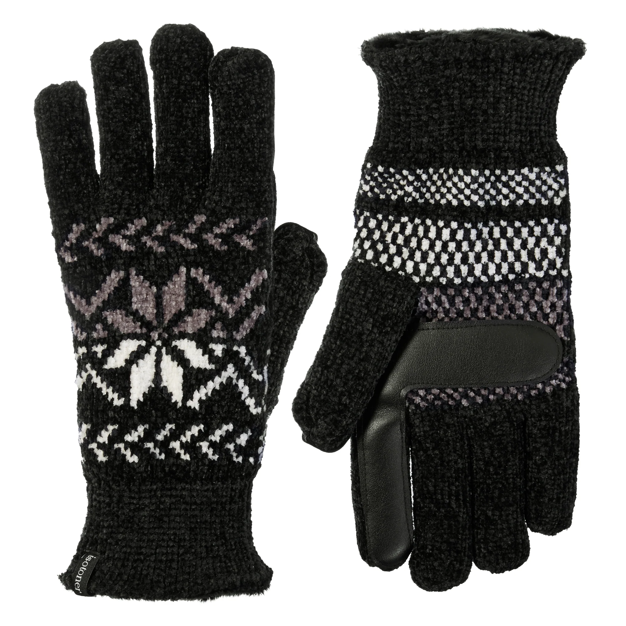 Women’s Chenille Snowflake Gloves - Image 8