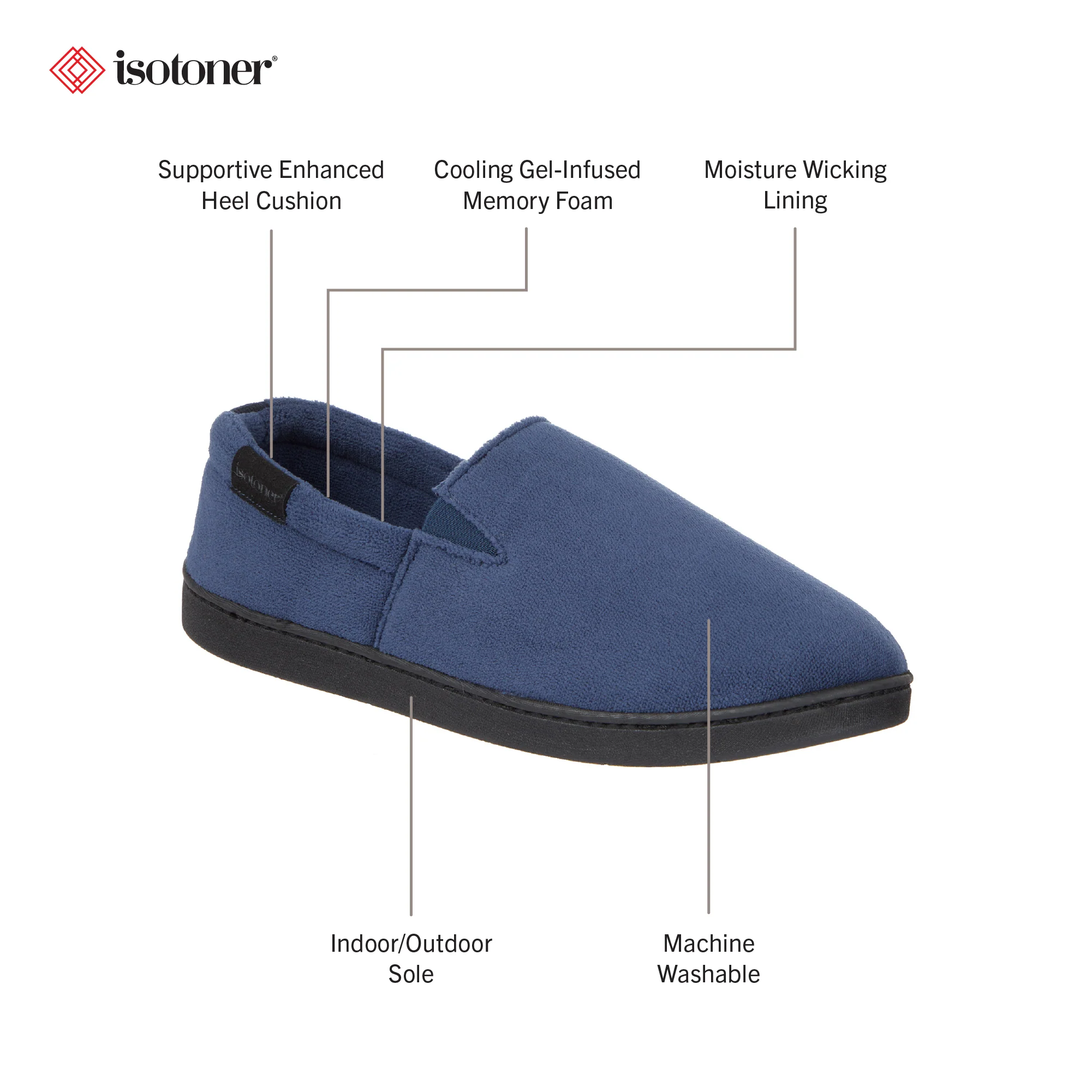 Men's Microterry Jake Loafer Slipper - Image 16