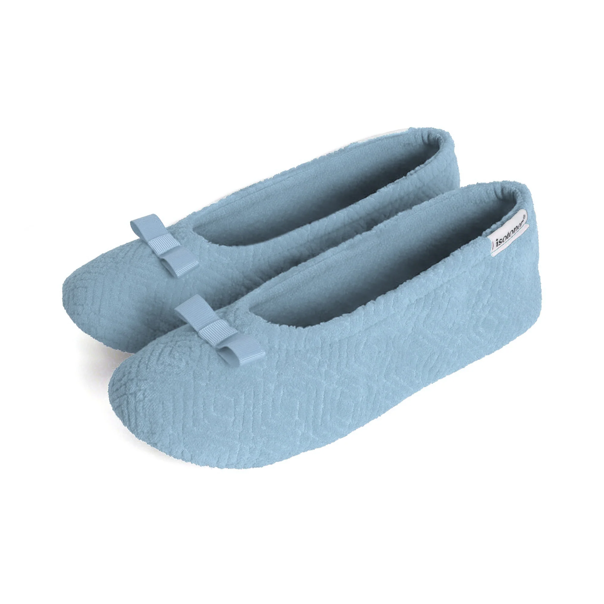 Women's Diamond Microterry Gemma Pillowstep Ballerina Slipper - Image 13