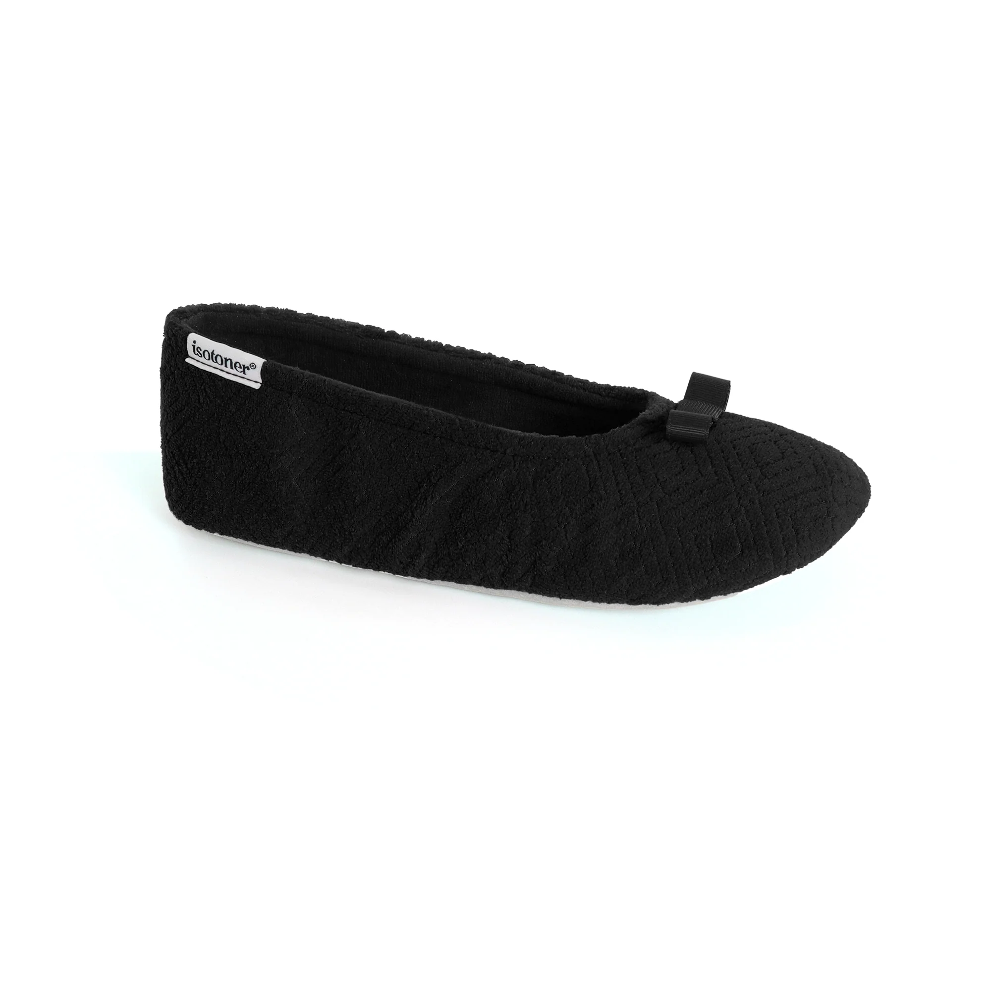 Women's Diamond Microterry Gemma Pillowstep Ballerina Slipper - Image 17