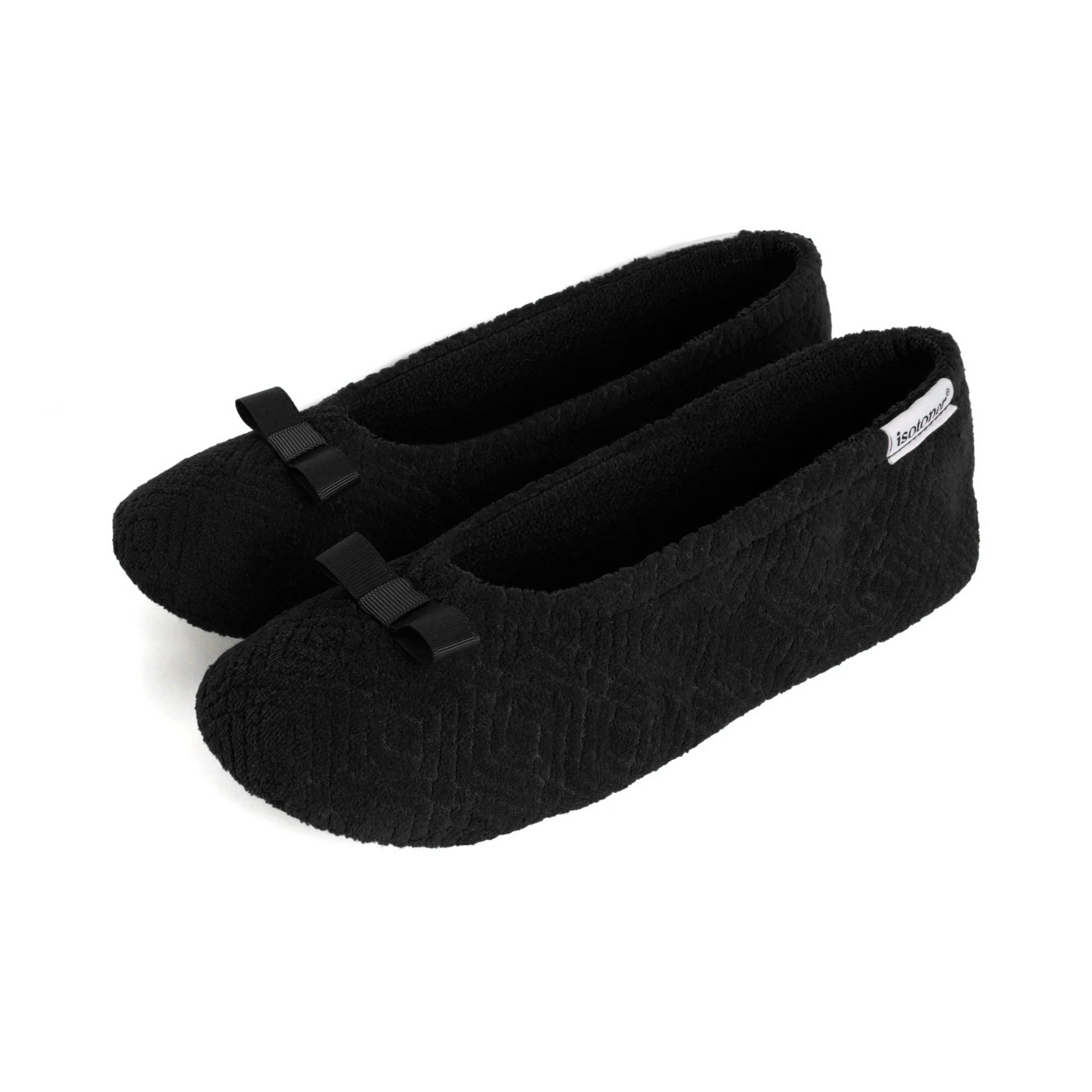 Women's Diamond Microterry Gemma Pillowstep Ballerina Slipper - Image 21