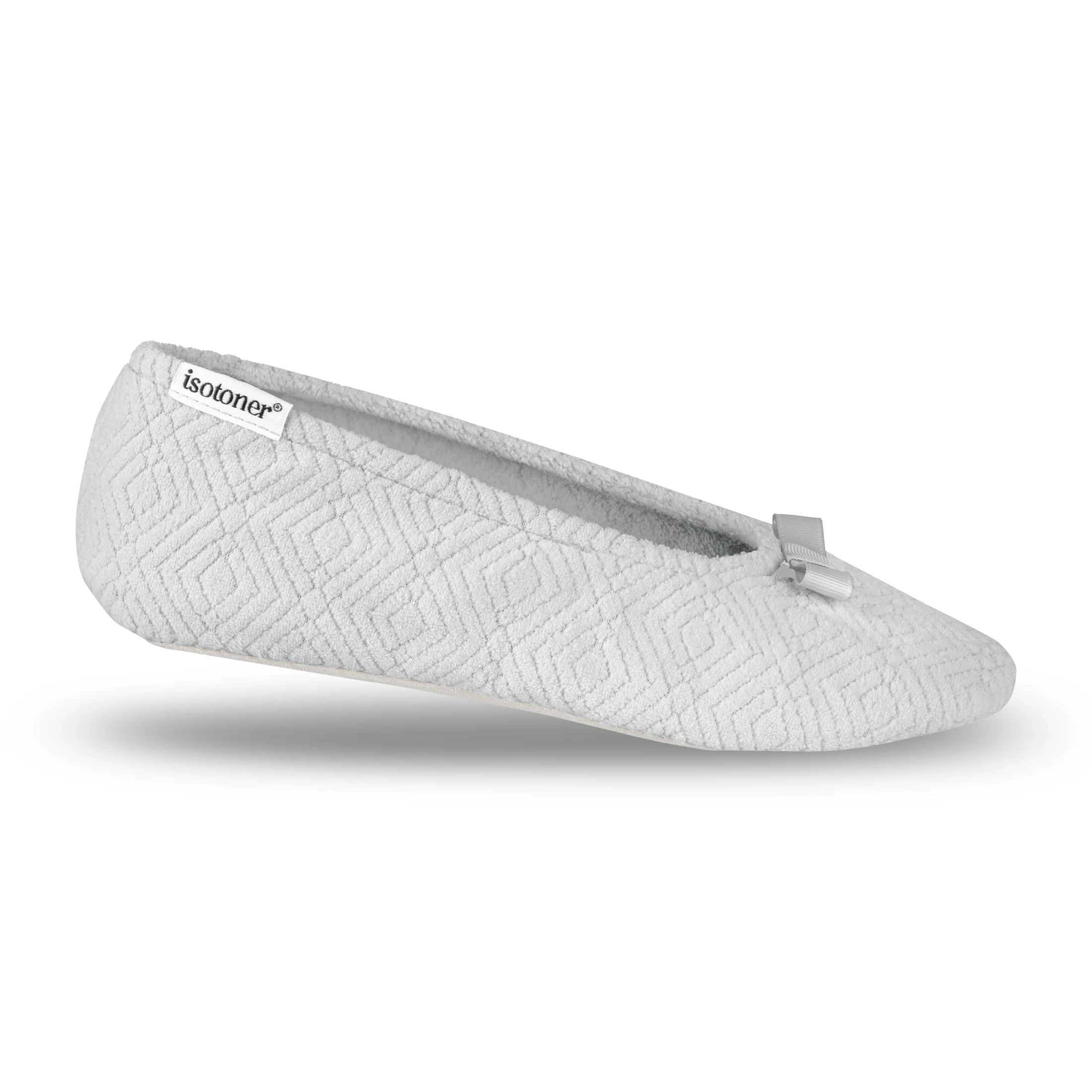 Women's Diamond Microterry Gemma Pillowstep Ballerina Slipper - Image 26