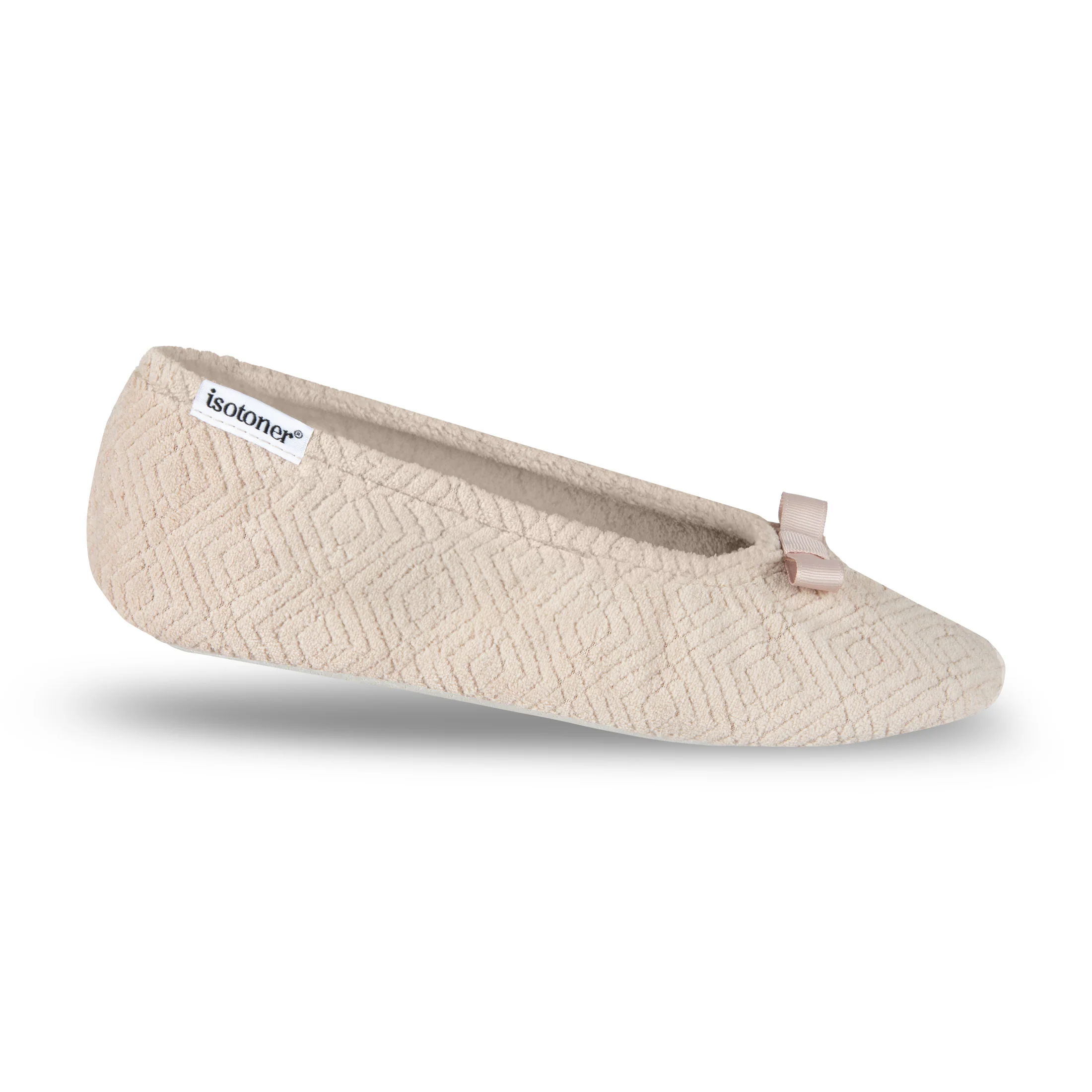Women's Diamond Microterry Gemma Pillowstep Ballerina Slipper - Image 34