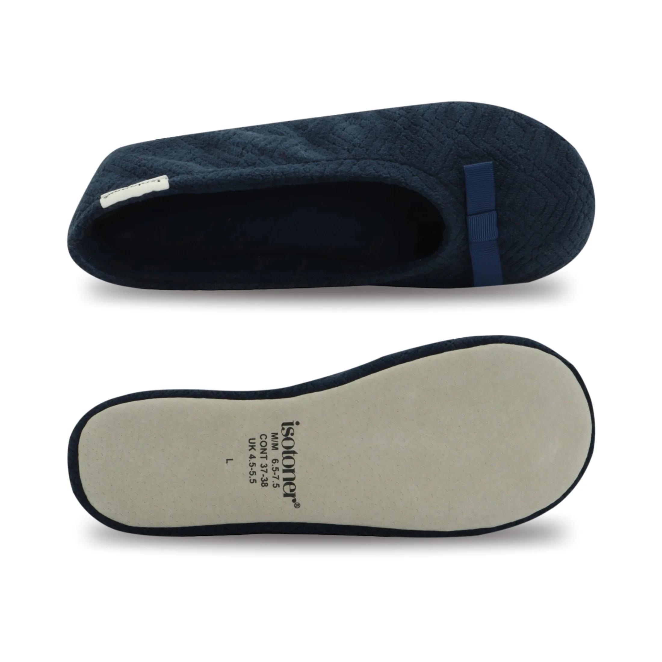 Women's Diamond Microterry Gemma Pillowstep Ballerina Slipper - Image 42