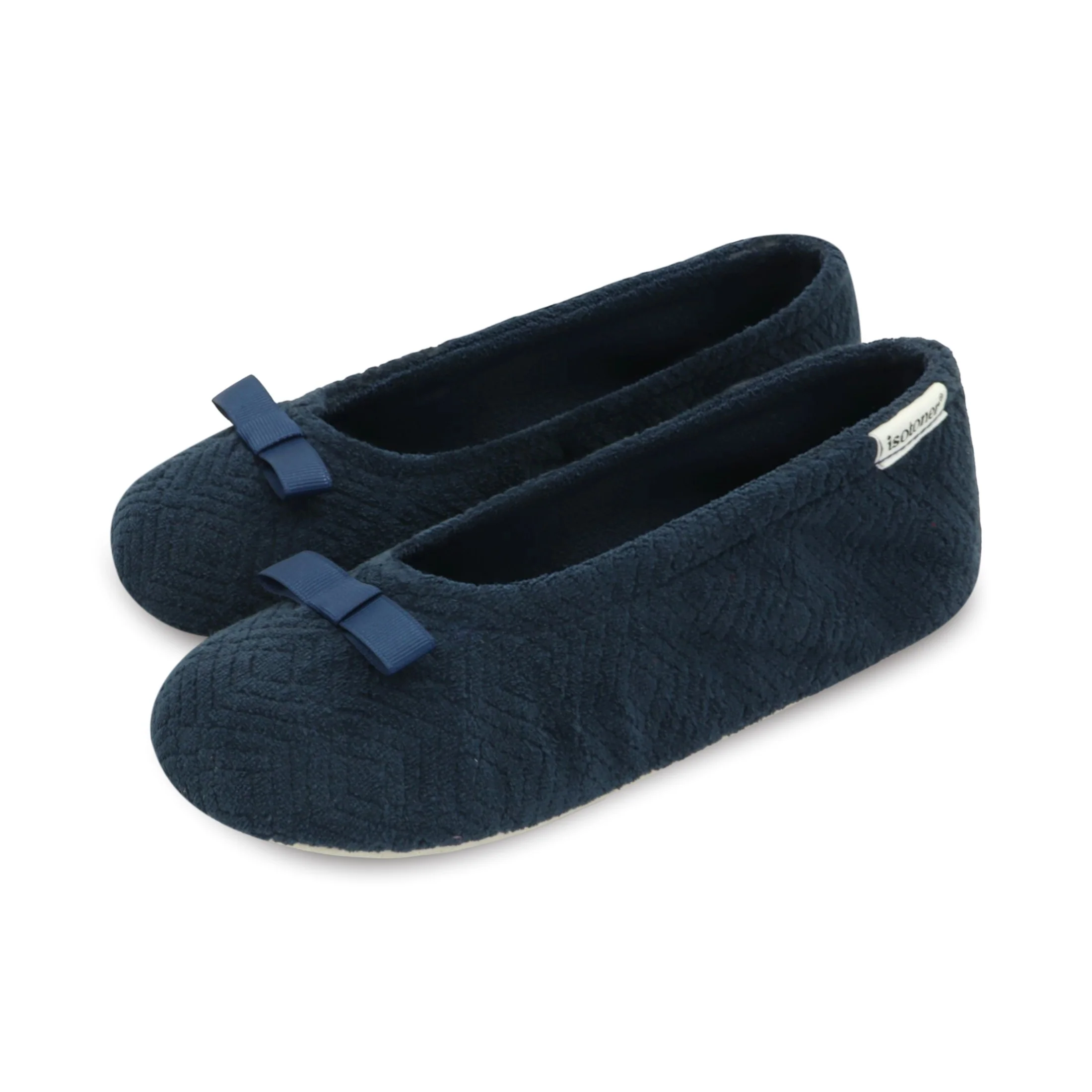 Women's Diamond Microterry Gemma Pillowstep Ballerina Slipper - Image 44