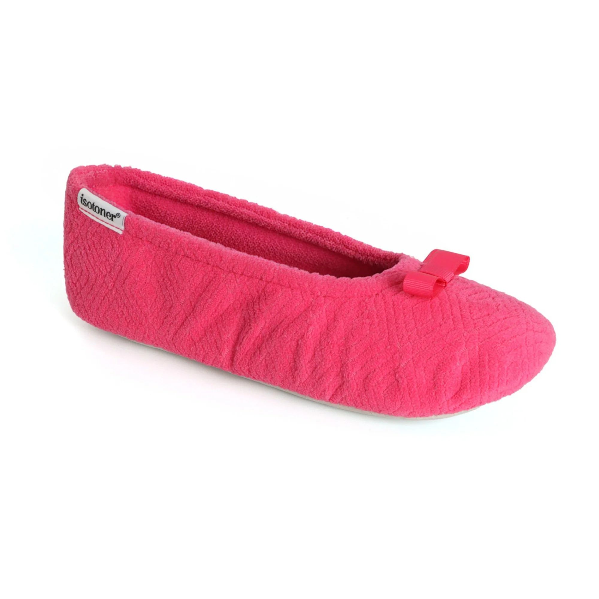 Women's Diamond Microterry Gemma Pillowstep Ballerina Slipper - Image 48