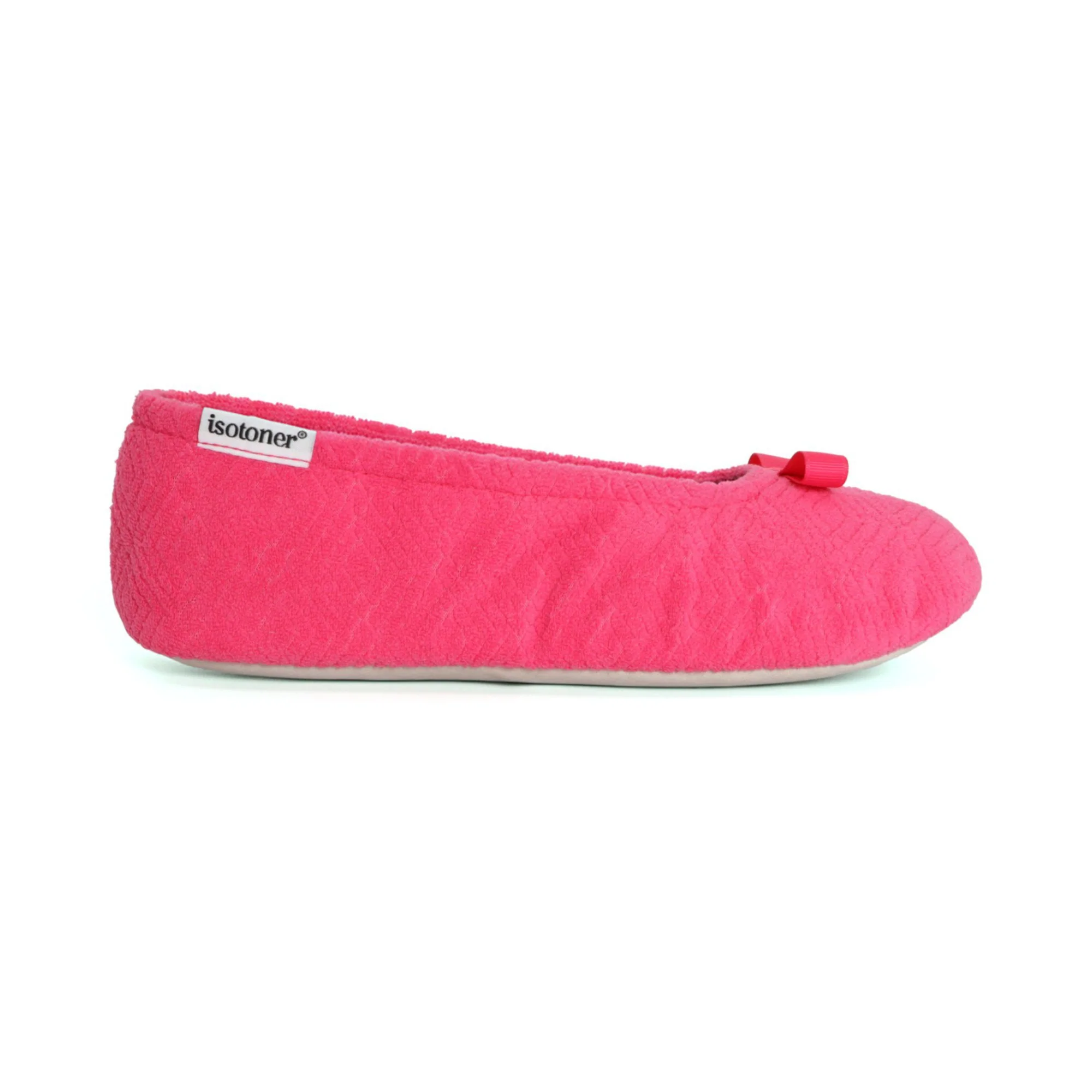 Women's Diamond Microterry Gemma Pillowstep Ballerina Slipper - Image 49