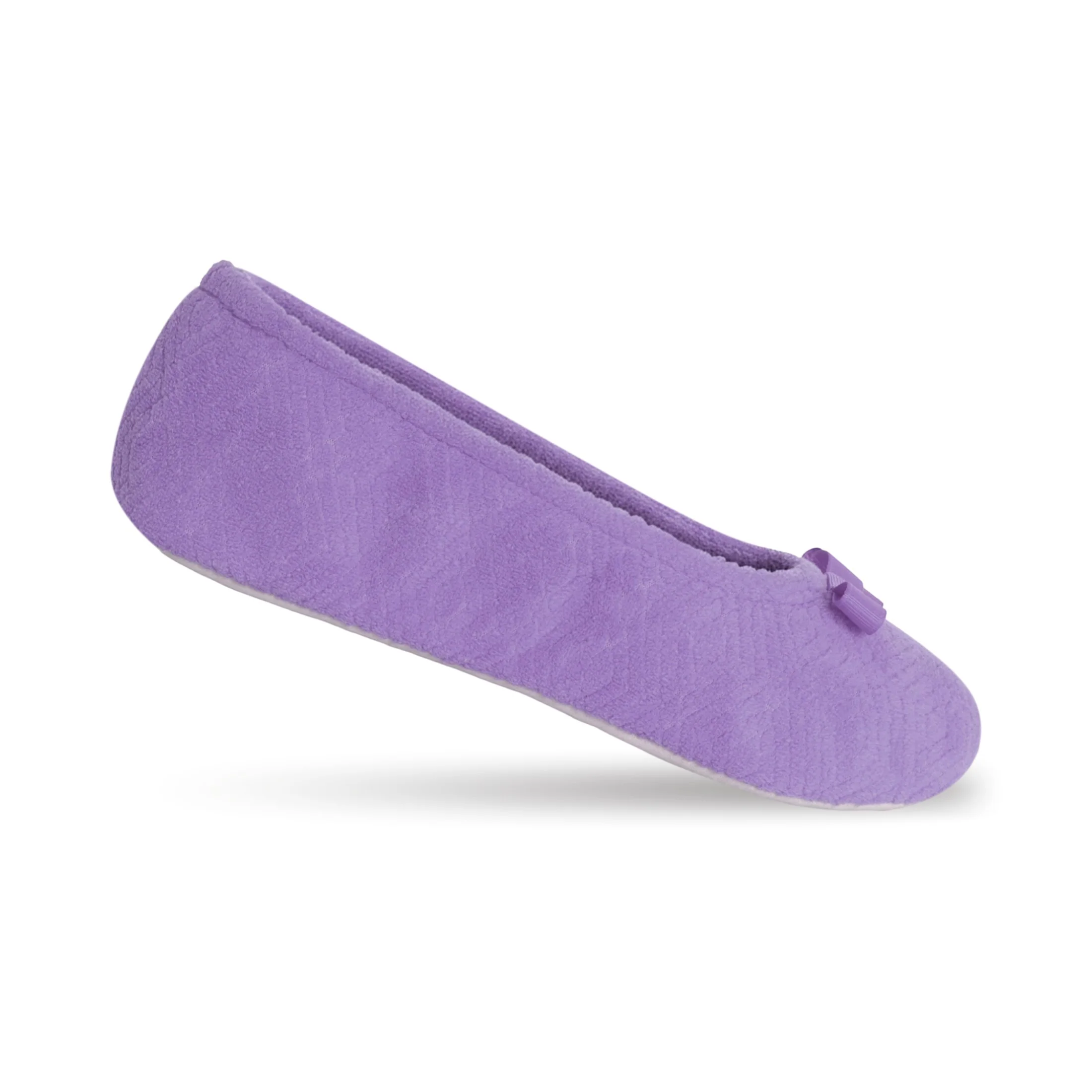 Women's Diamond Microterry Gemma Pillowstep Ballerina Slipper - Image 57