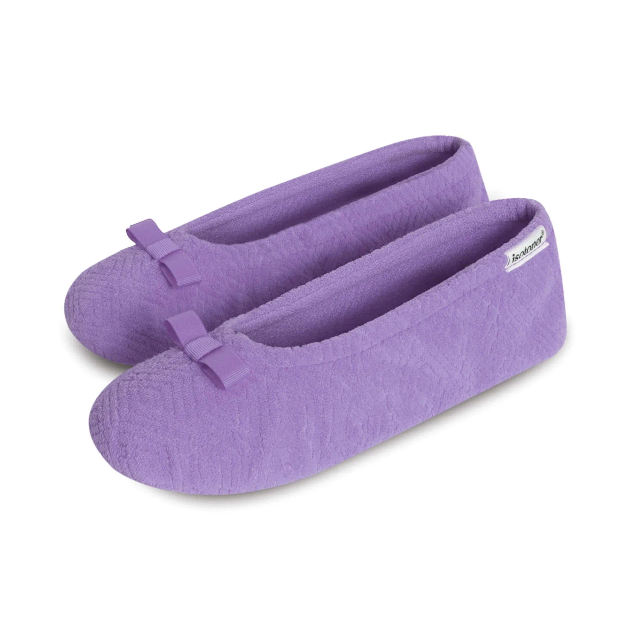 Women's Diamond Microterry Gemma Pillowstep Ballerina Slipper - Image 60