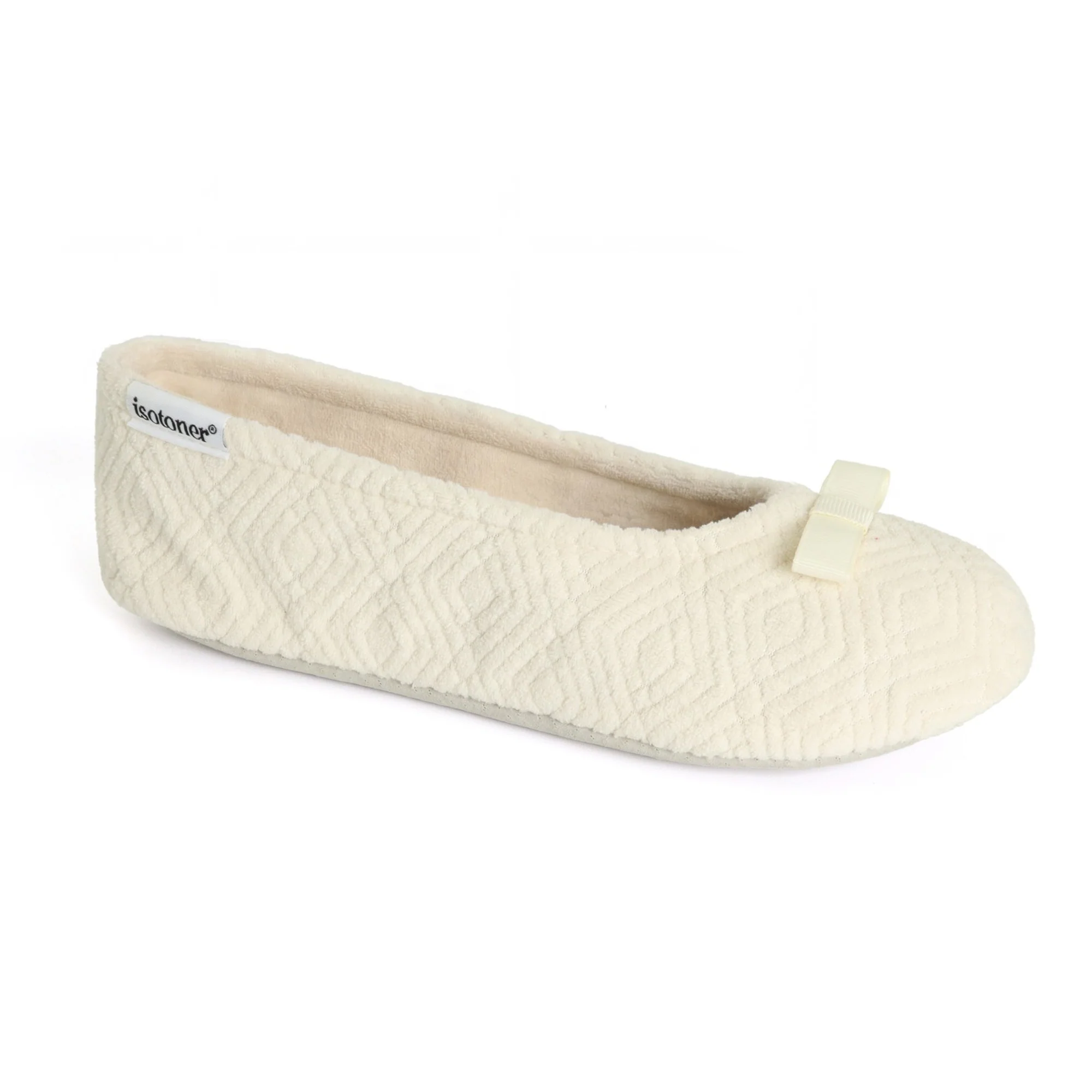 Women's Diamond Microterry Gemma Pillowstep Ballerina Slipper - Image 64