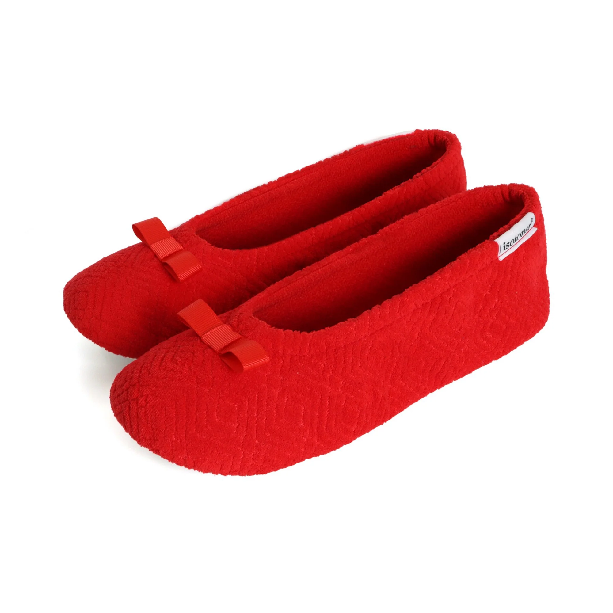 Women's Diamond Microterry Gemma Pillowstep Ballerina Slipper - Image 76