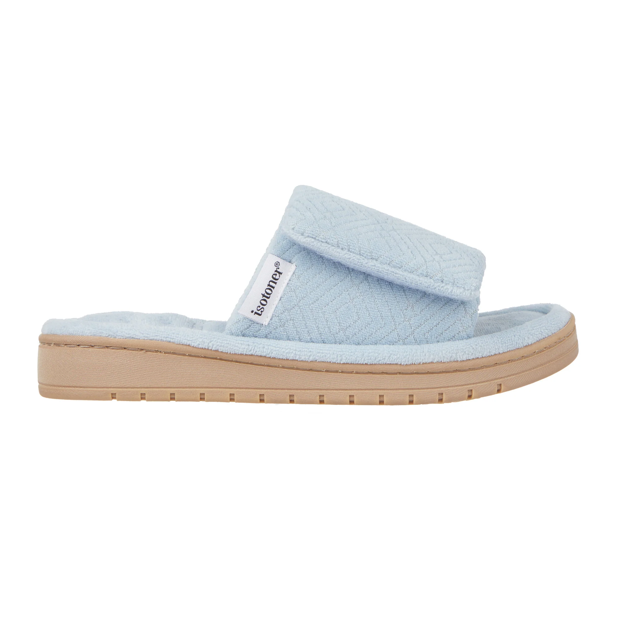 Women's Diamond Microterry Gemma Adjustable Slide Slipper - Image 8